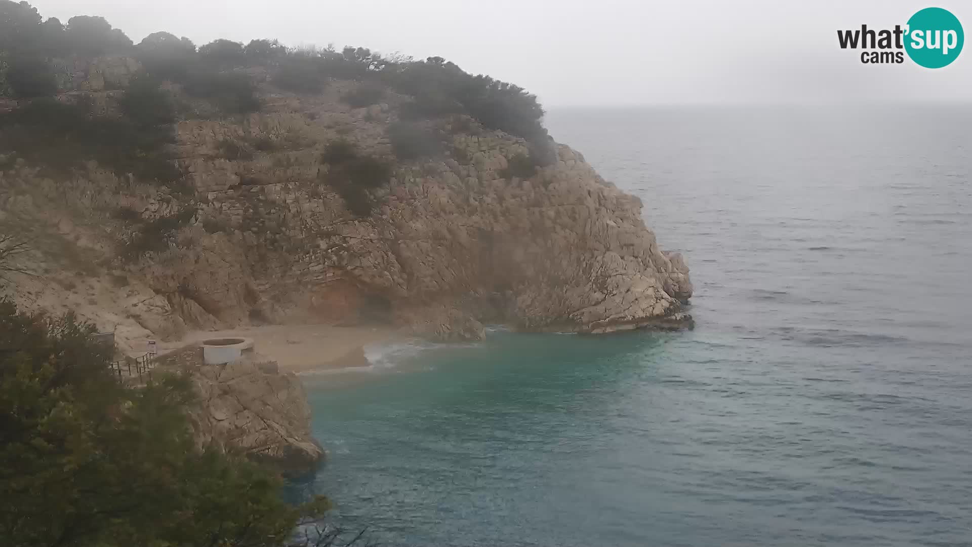 Web kamera plaže Brseč – Mošćenička Draga – Hrvatska