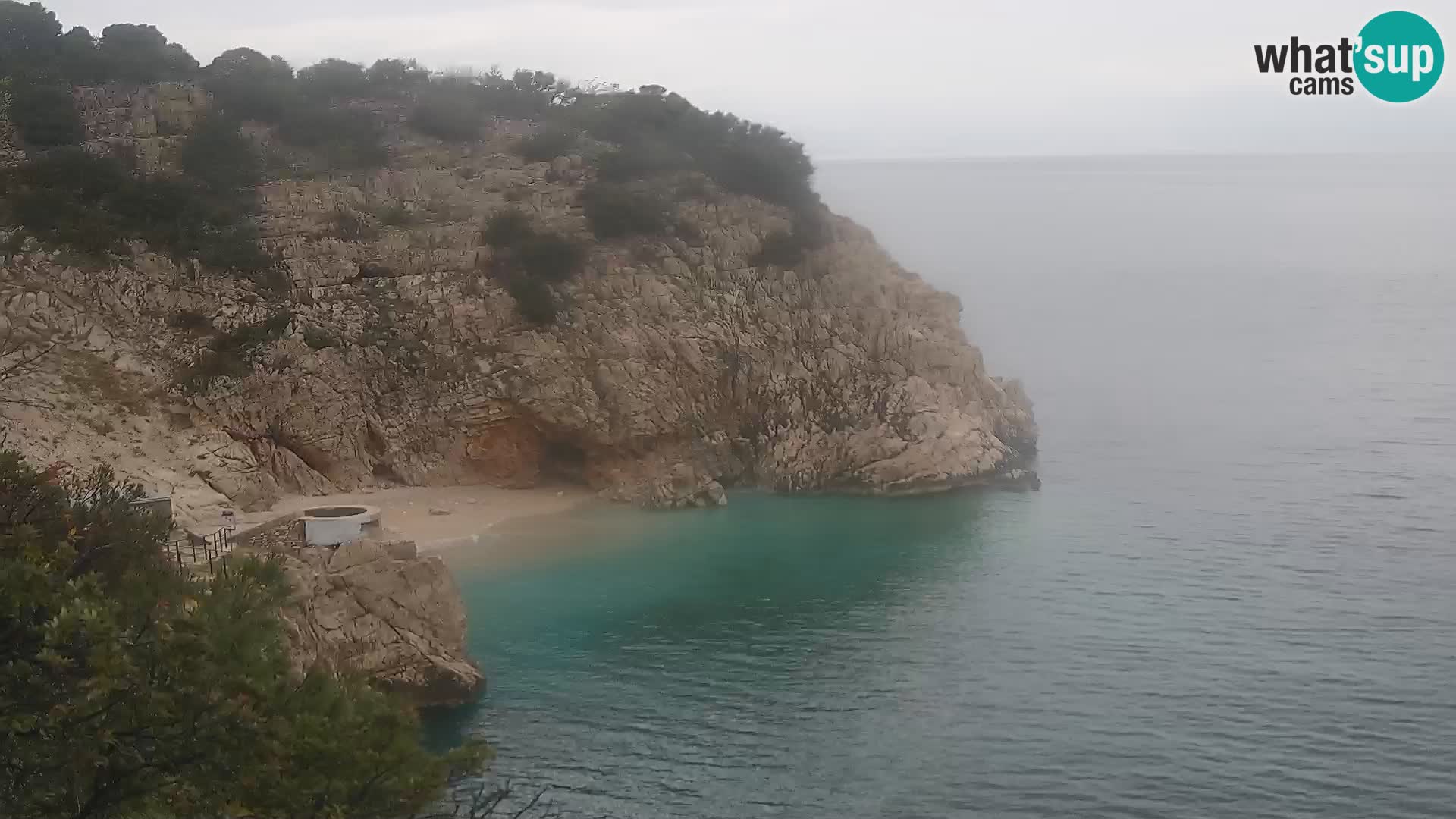 Web kamera plaže Brseč – Mošćenička Draga – Hrvatska