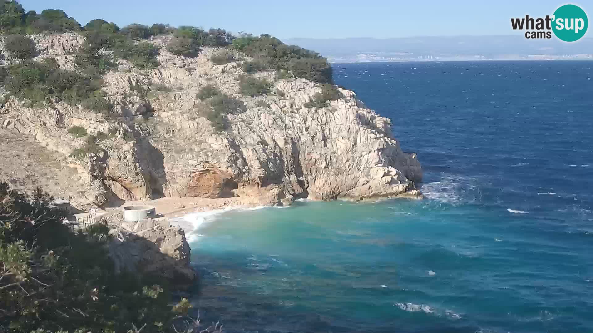 Web kamera plaže Brseč – Mošćenička Draga – Hrvatska