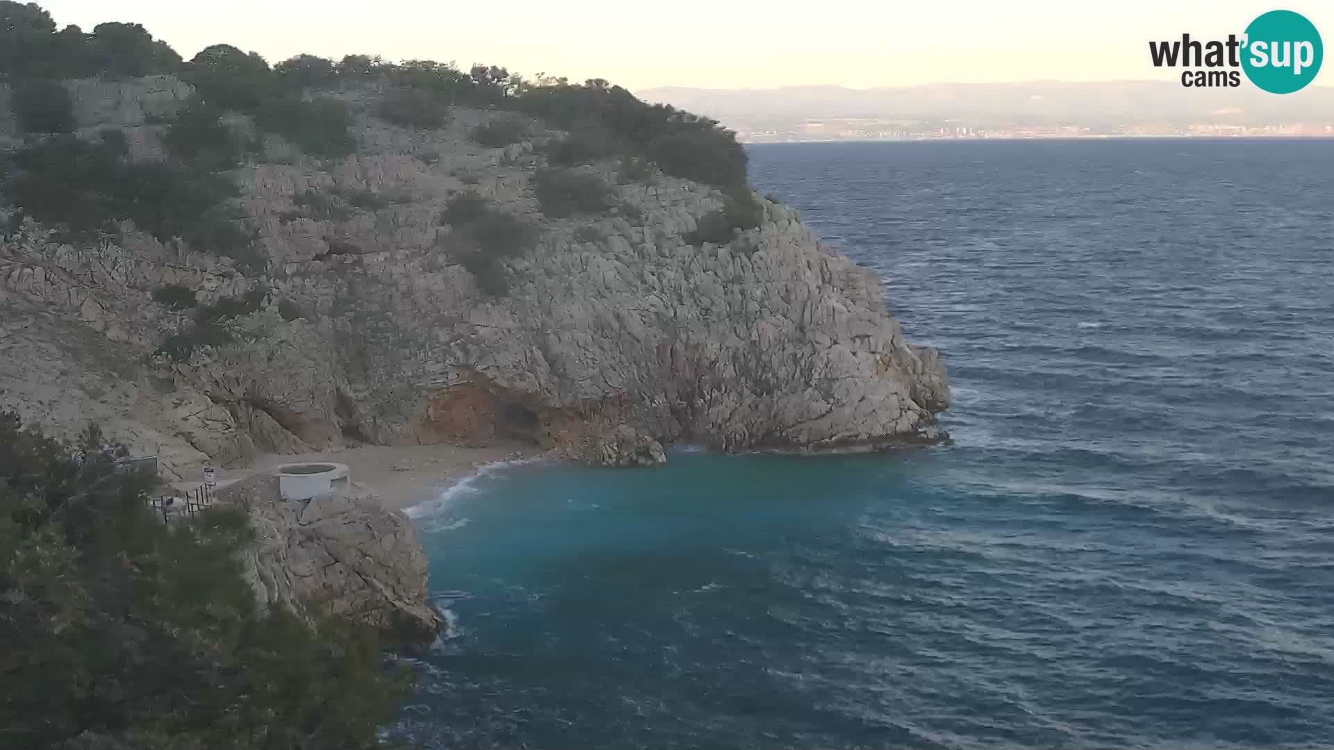 Webcam Brseč beach – Mošćenička Draga – Croatia