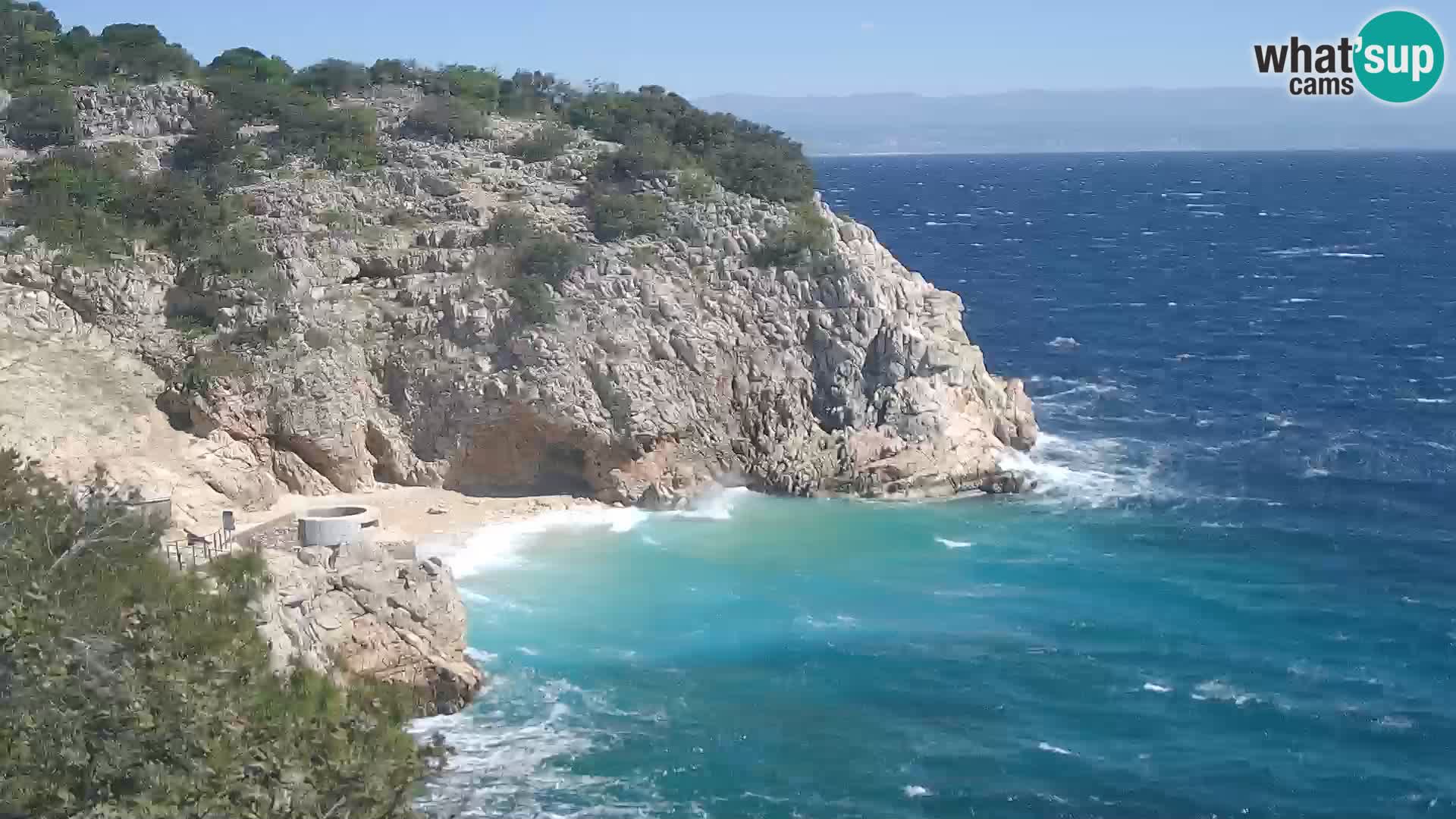 Webcam Brseč Strand – Mošćenička Draga – Kroatien