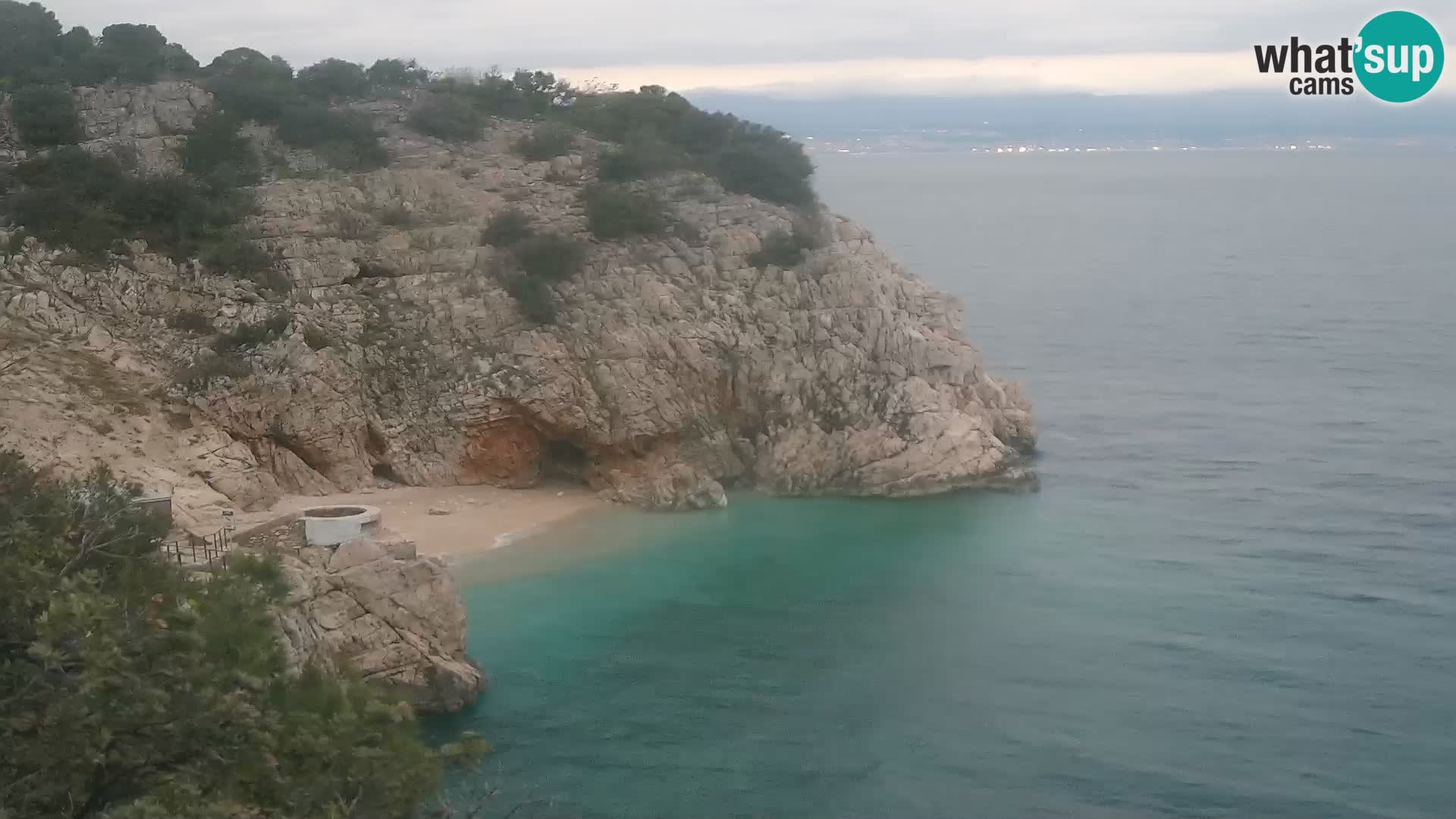 Webcam Brseč Strand – Mošćenička Draga – Kroatien