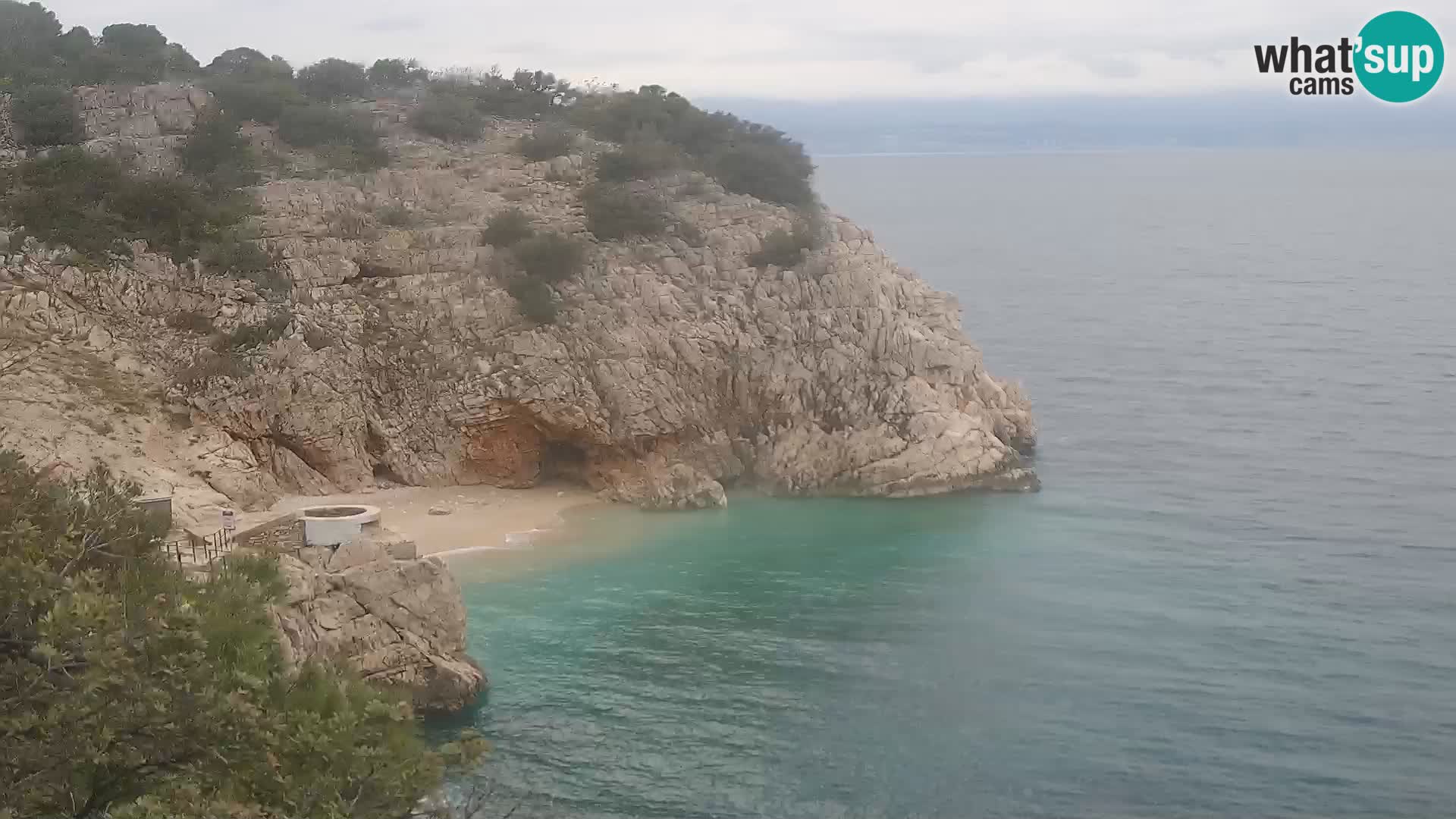 Webcam Bersezio spiaggia – Draga di Moschiena – Croazia