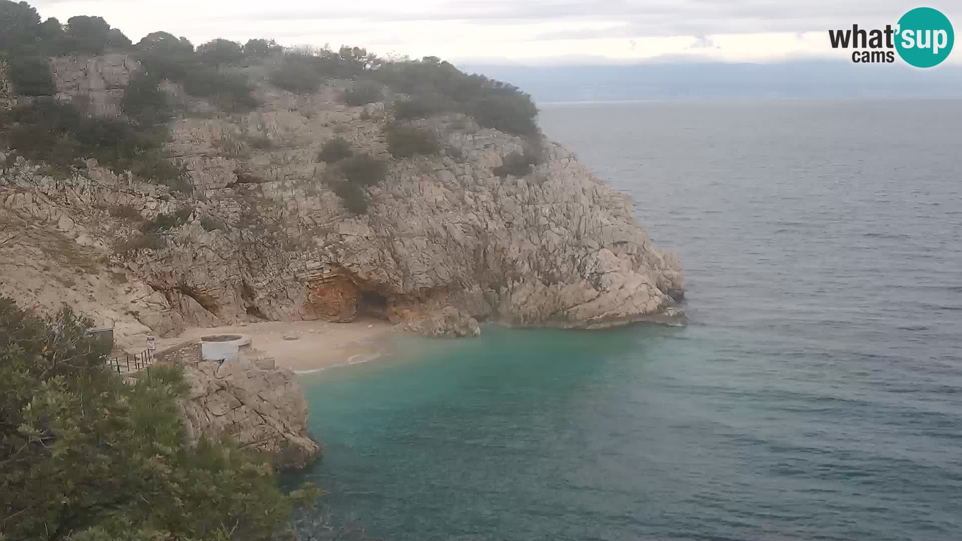 Webcam Brseč Strand – Mošćenička Draga – Kroatien