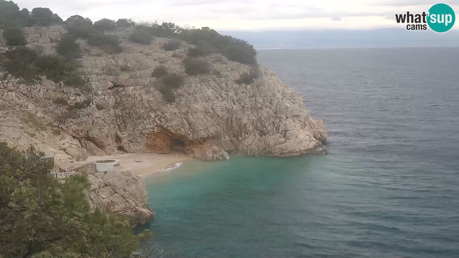 Web kamera plaže Brseč – Mošćenička Draga – Hrvatska