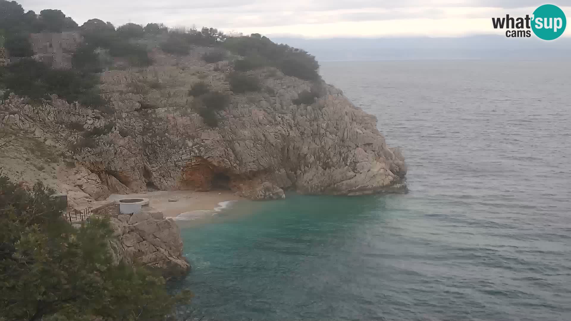 Web kamera plaže Brseč – Mošćenička Draga – Hrvatska