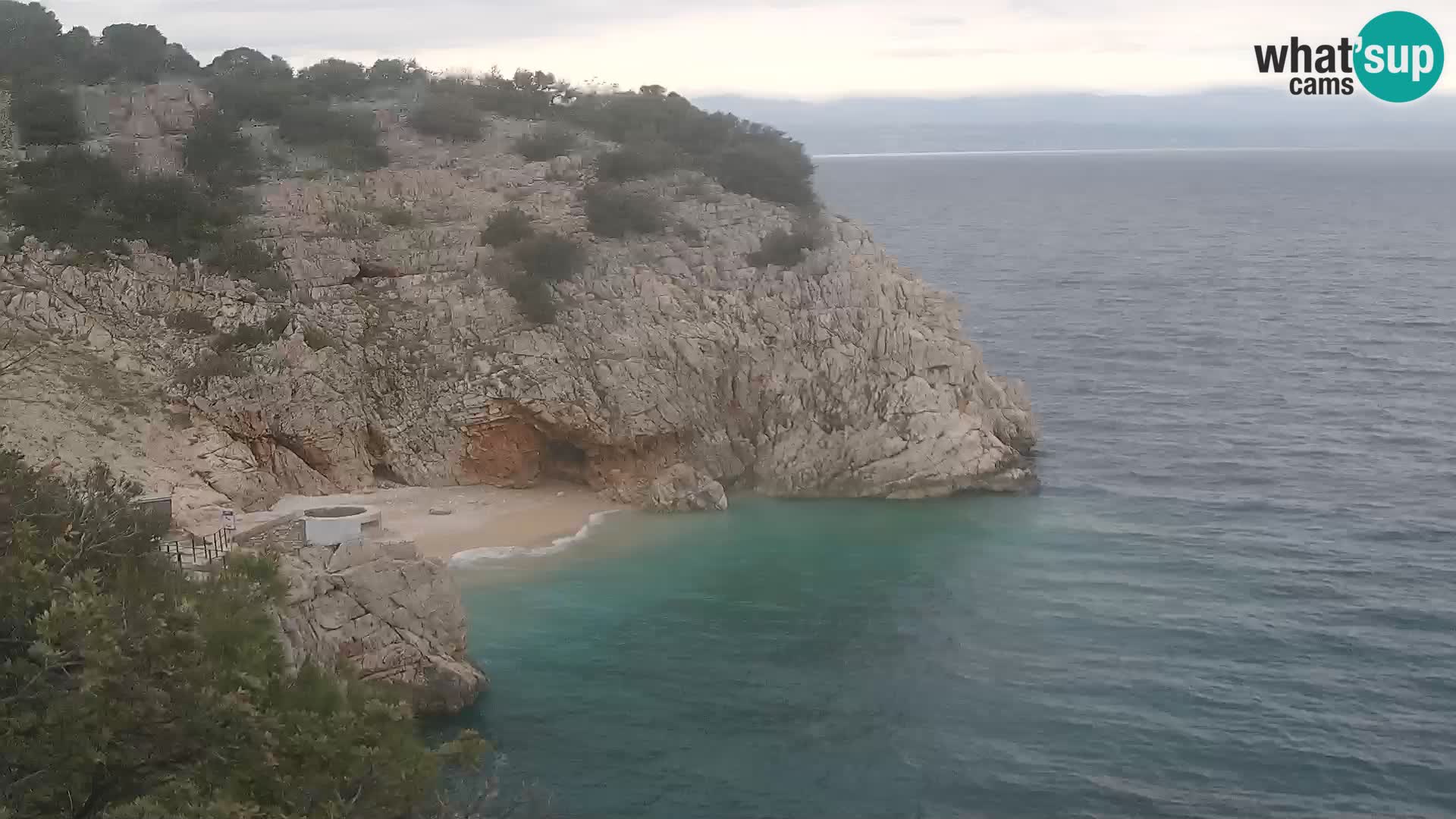 Webcam Brseč Strand – Mošćenička Draga – Kroatien