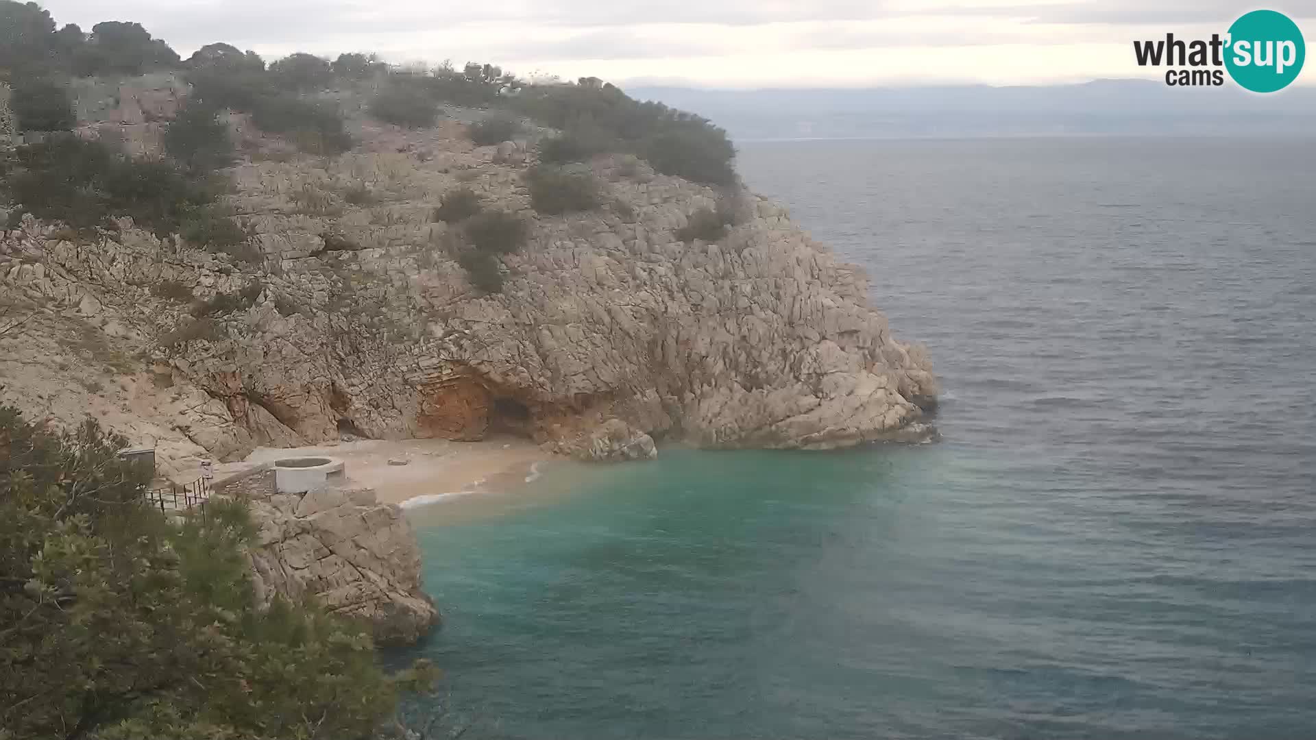 Webcam Bersezio spiaggia – Draga di Moschiena – Croazia