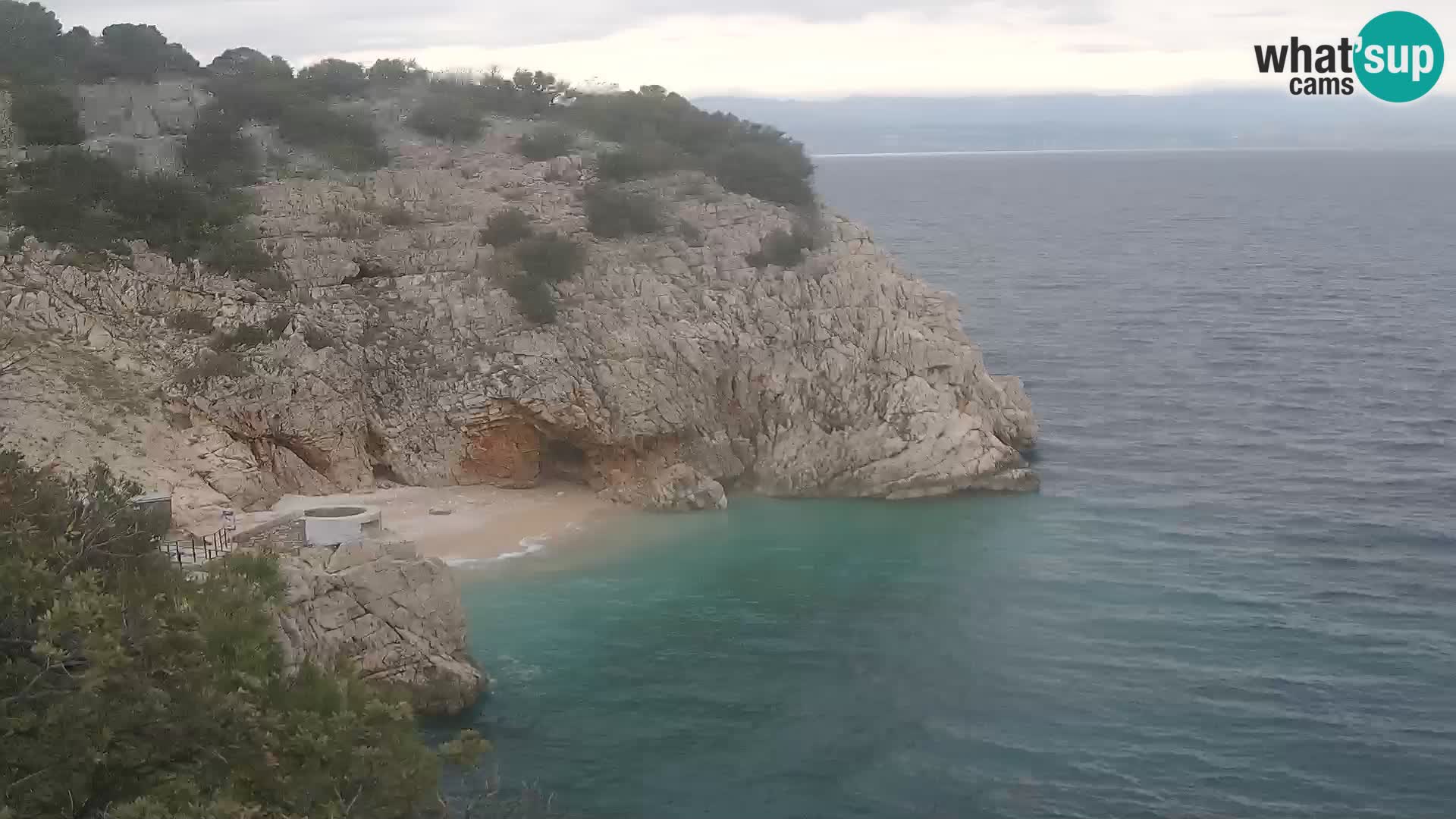 Webcam Bersezio spiaggia – Draga di Moschiena – Croazia