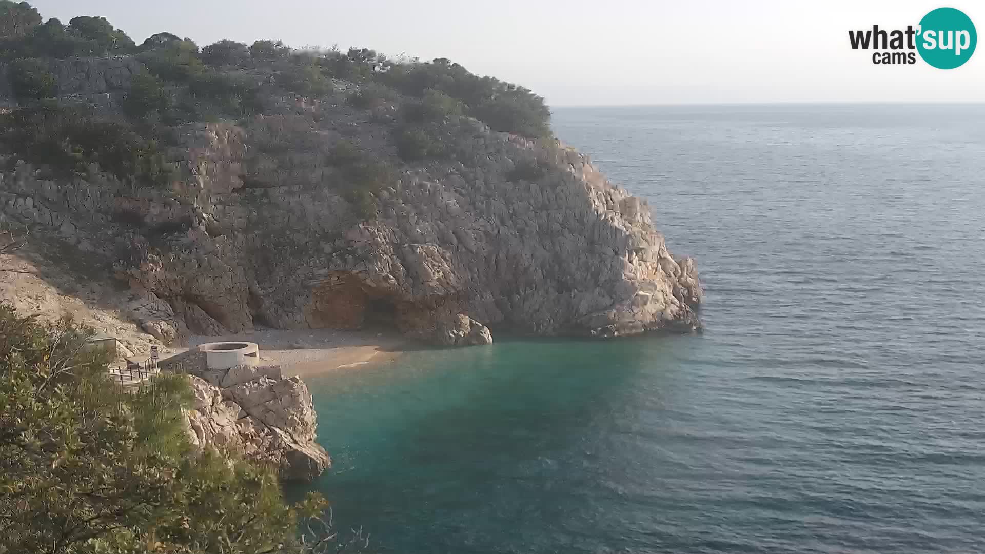 Webcam Bersezio spiaggia – Draga di Moschiena – Croazia