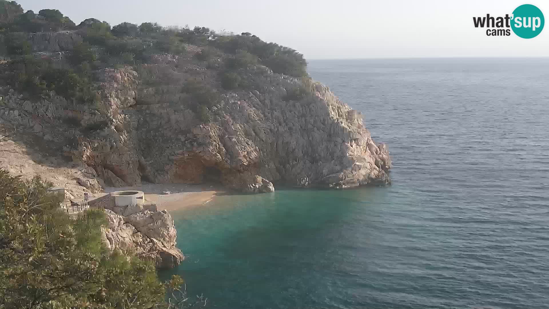 Webcam Brseč beach – Mošćenička Draga – Croatia