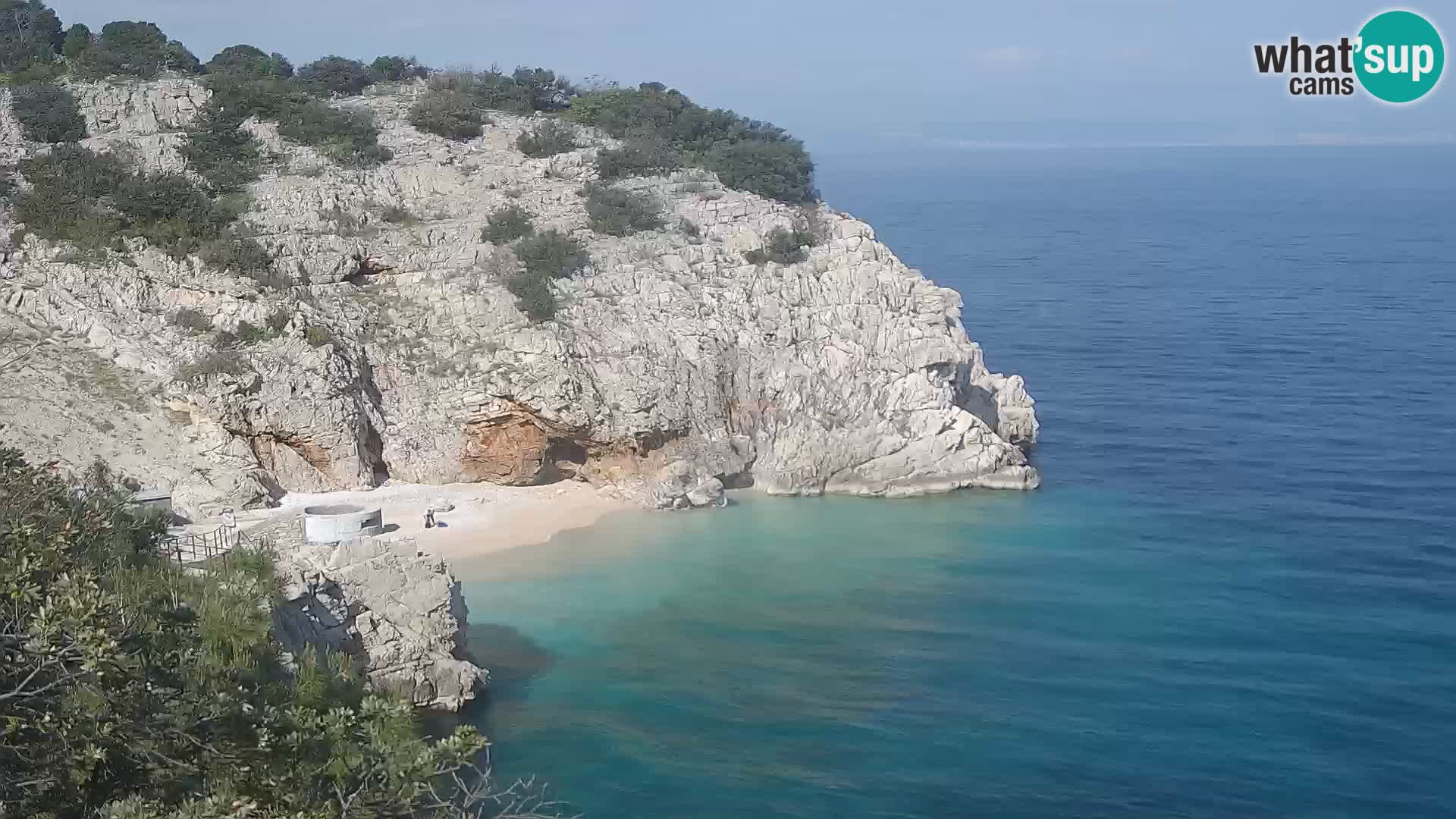 Webcam Brseč beach – Mošćenička Draga – Croatia