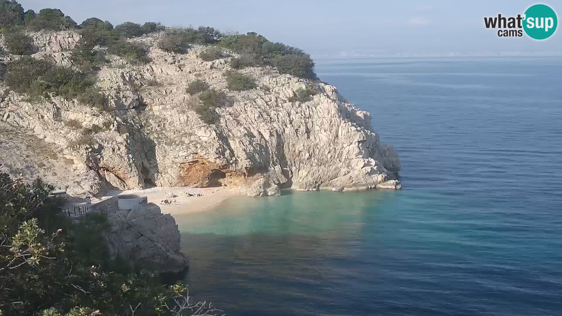 Webcam Brseč beach – Mošćenička Draga – Croatia