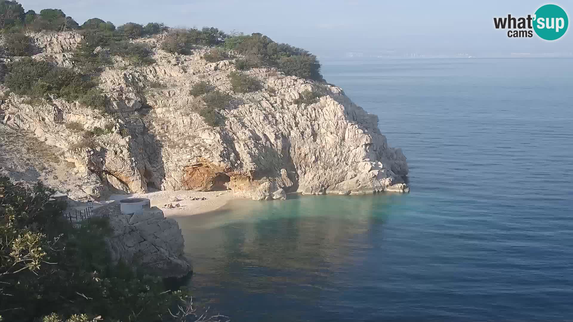 Webcam Brseč Strand – Mošćenička Draga – Kroatien