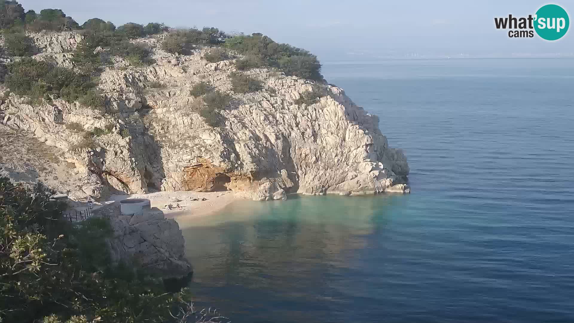 Webcam Brseč beach – Mošćenička Draga – Croatia