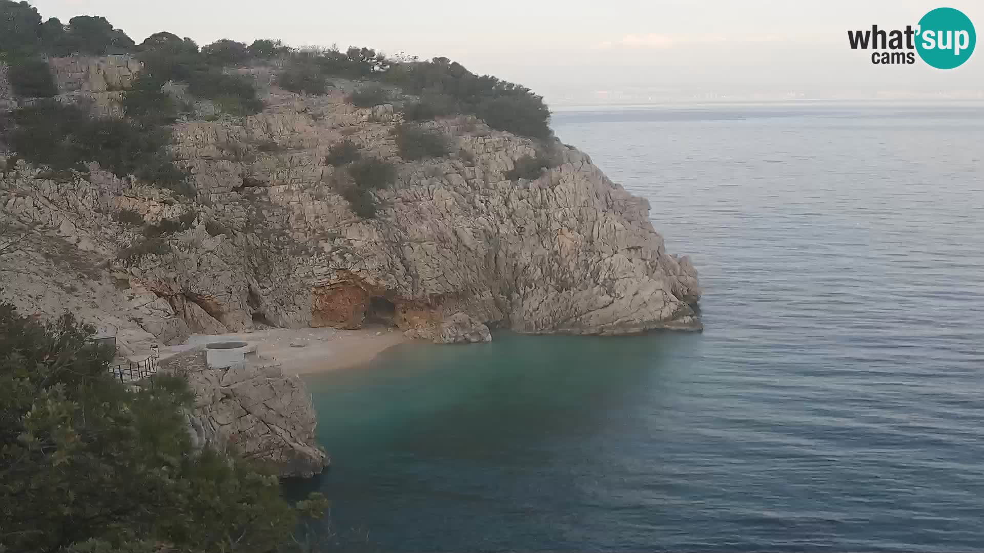Webcam Brseč beach – Mošćenička Draga – Croatia