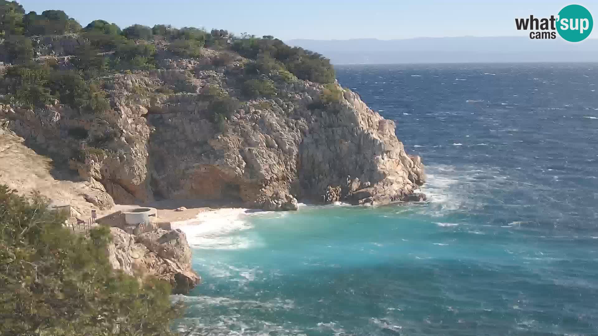 Webcam Brseč beach – Mošćenička Draga – Croatia