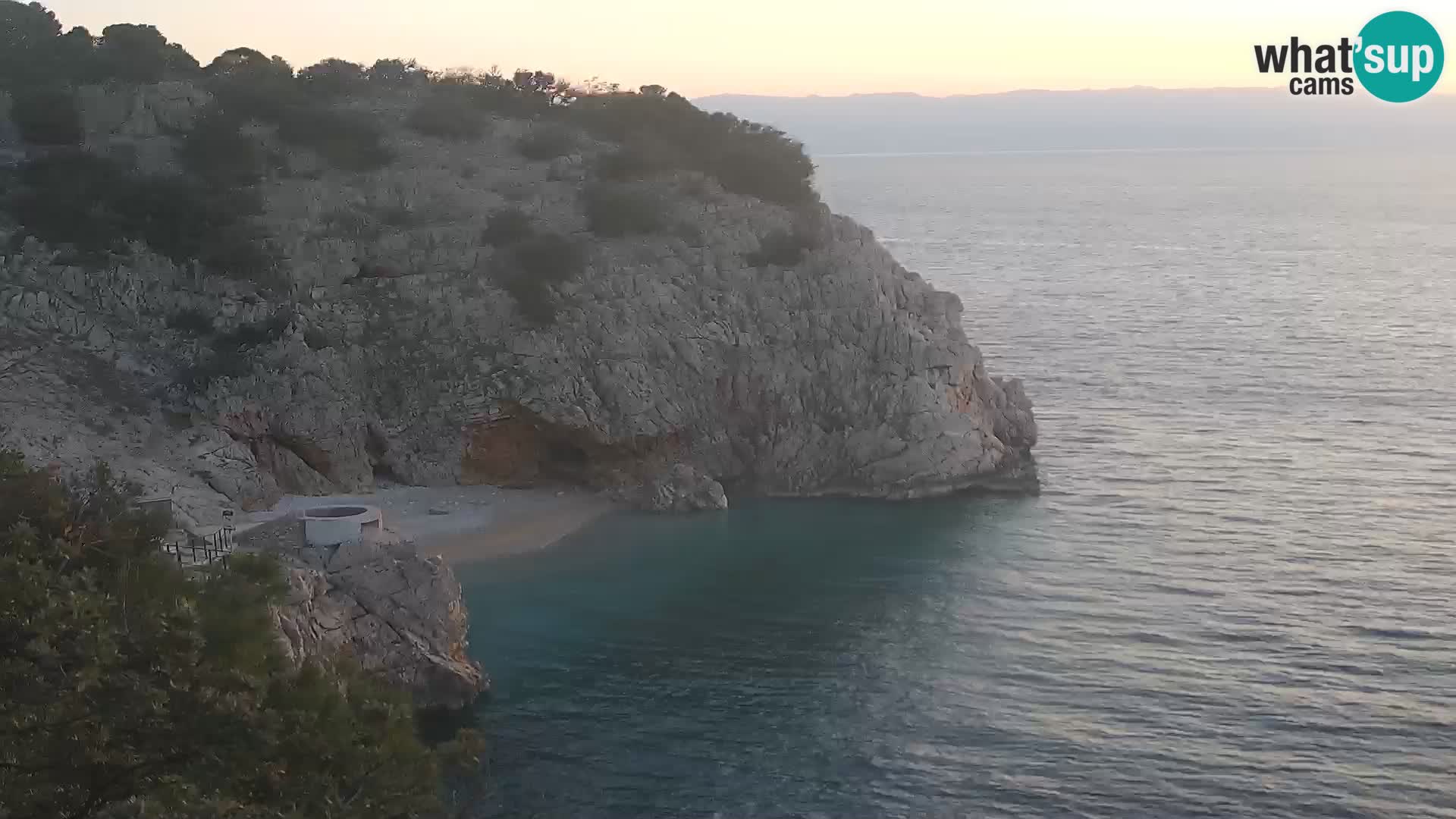 Webcam Brseč beach – Mošćenička Draga – Croatia