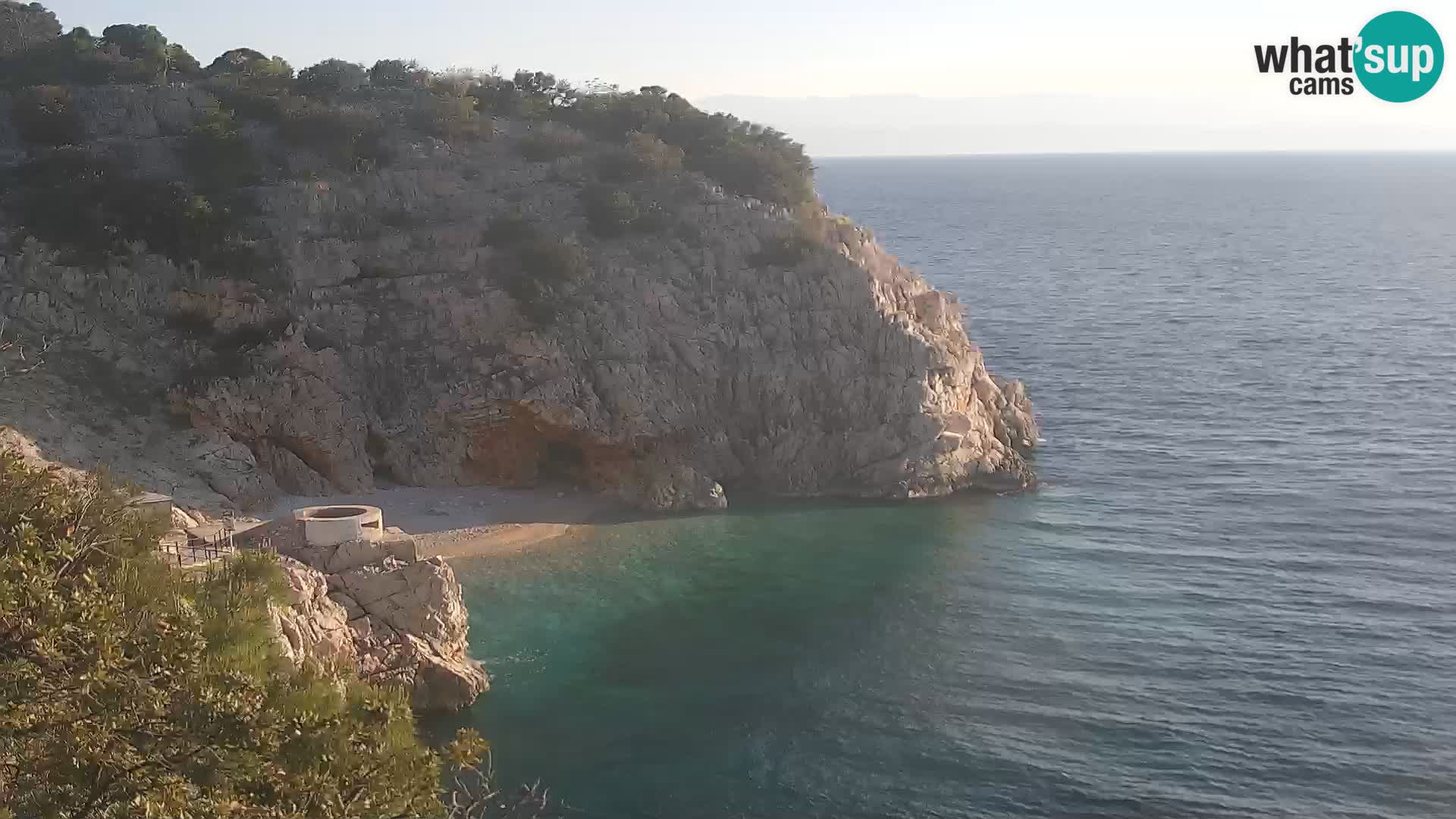 Web kamera plaže Brseč – Mošćenička Draga – Hrvatska