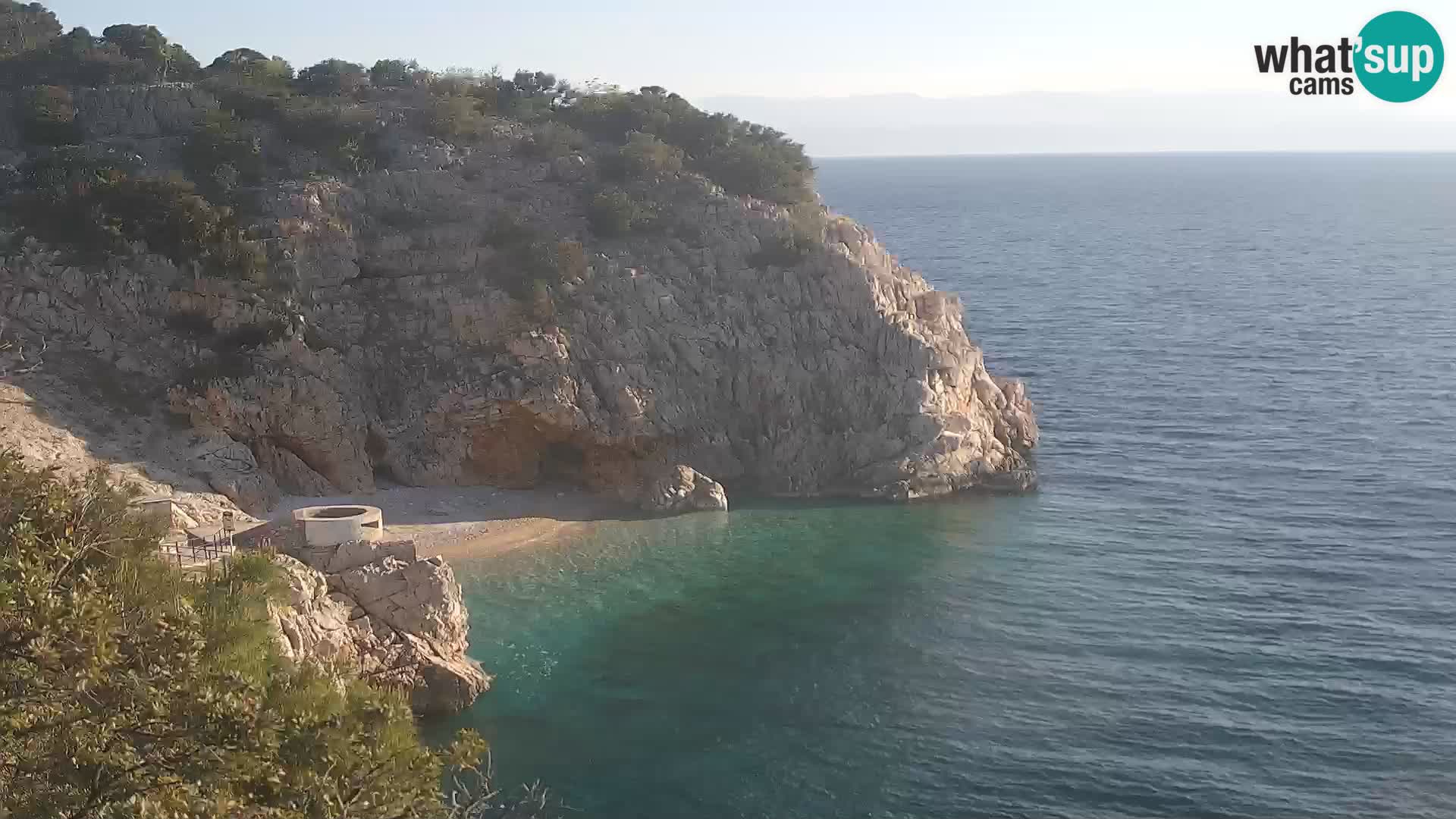 Webcam Brseč Strand – Mošćenička Draga – Kroatien
