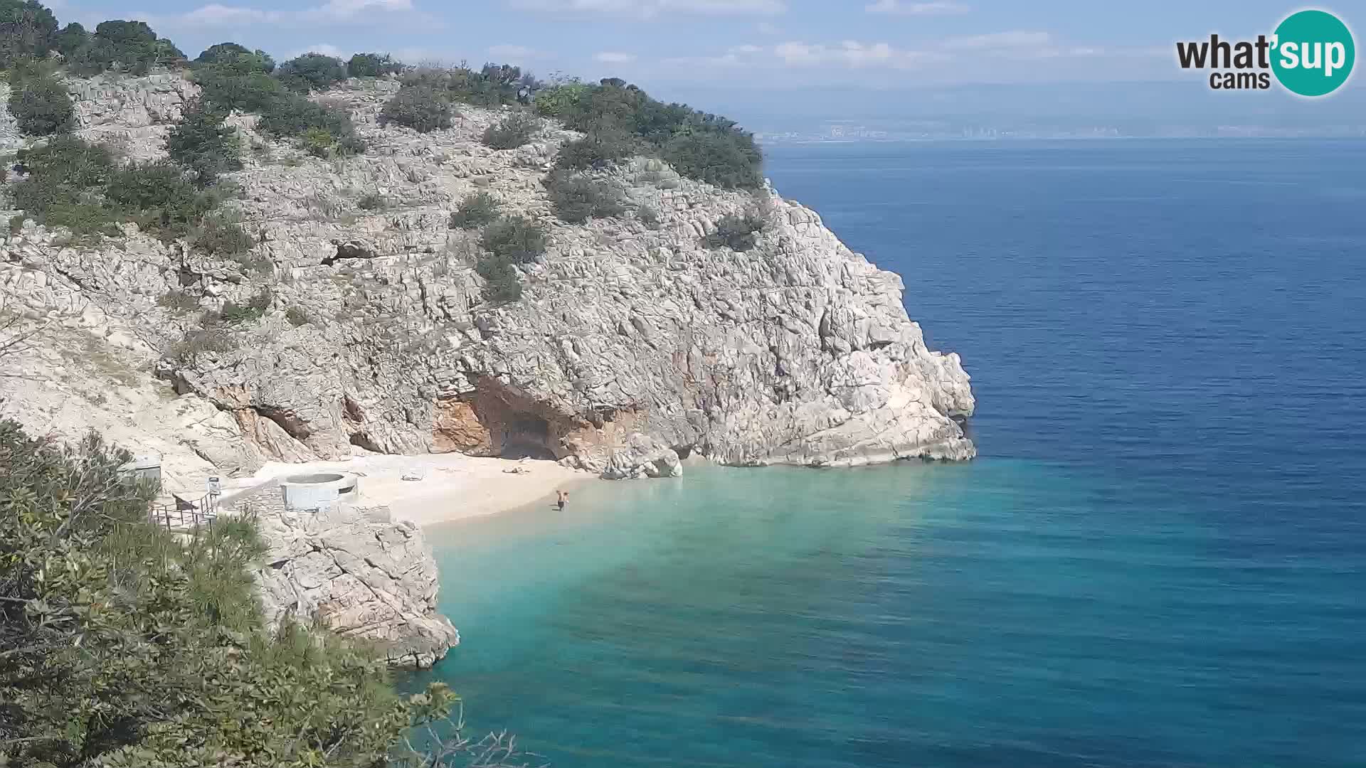 Webcam Brseč Strand – Mošćenička Draga – Kroatien