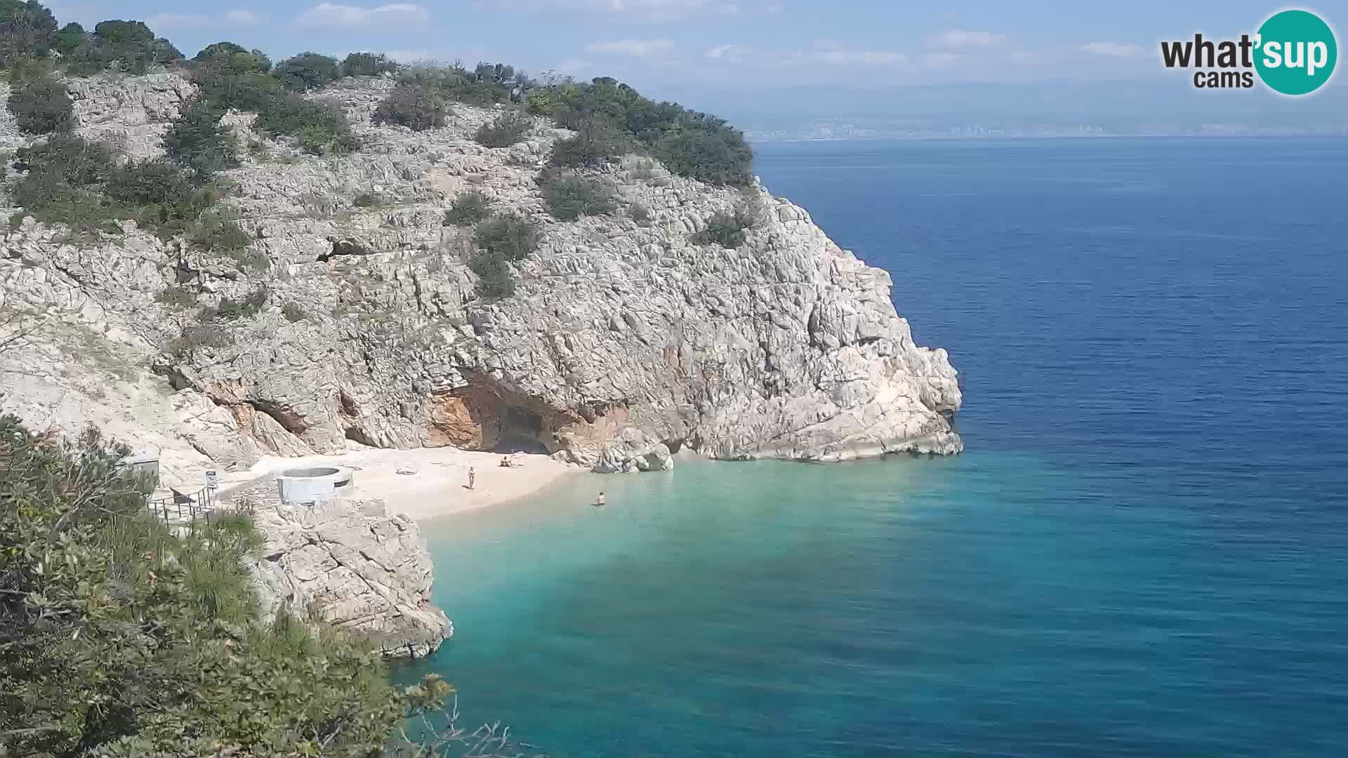 Webcam Brseč Strand – Mošćenička Draga – Kroatien