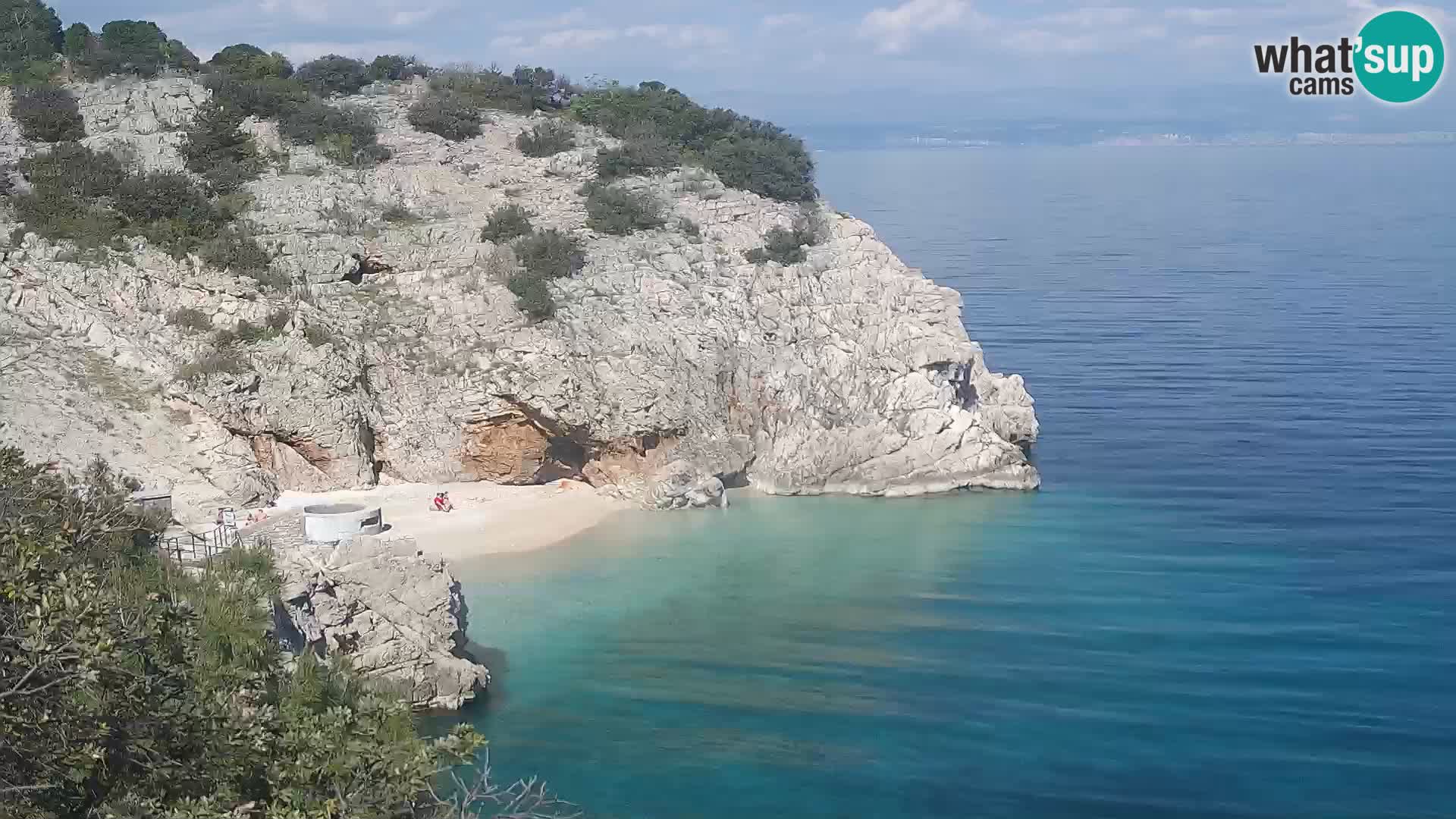 Webcam Bersezio spiaggia – Draga di Moschiena – Croazia