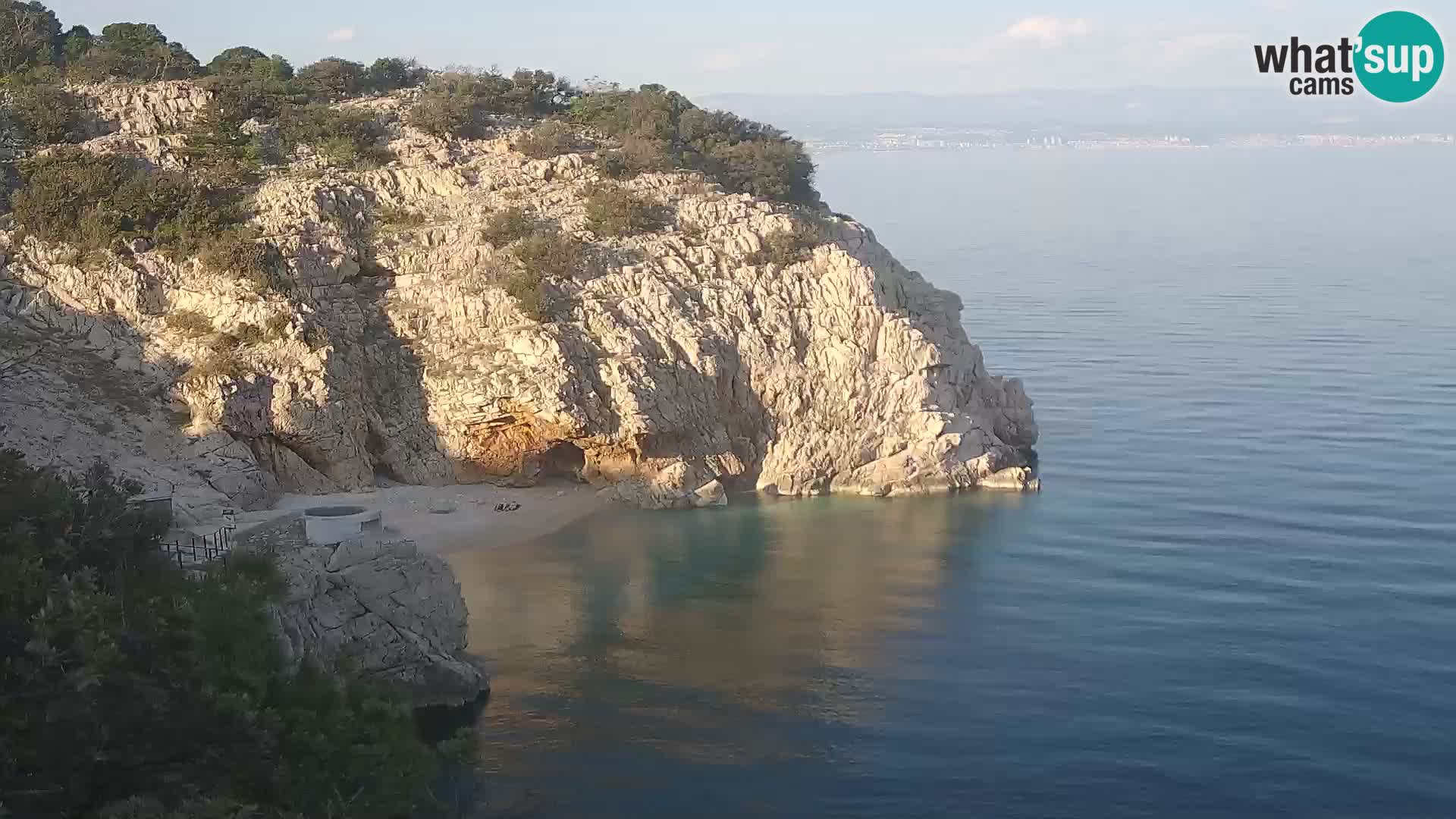 Webcam Brseč beach – Mošćenička Draga – Croatia