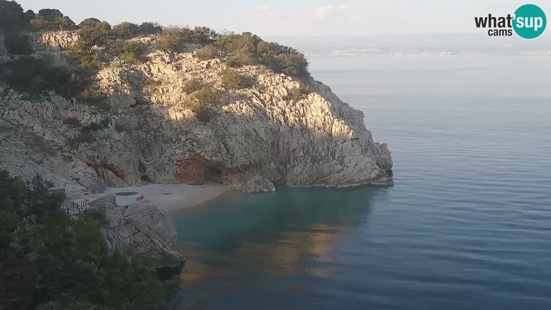 Webcam Brseč Strand – Mošćenička Draga – Kroatien