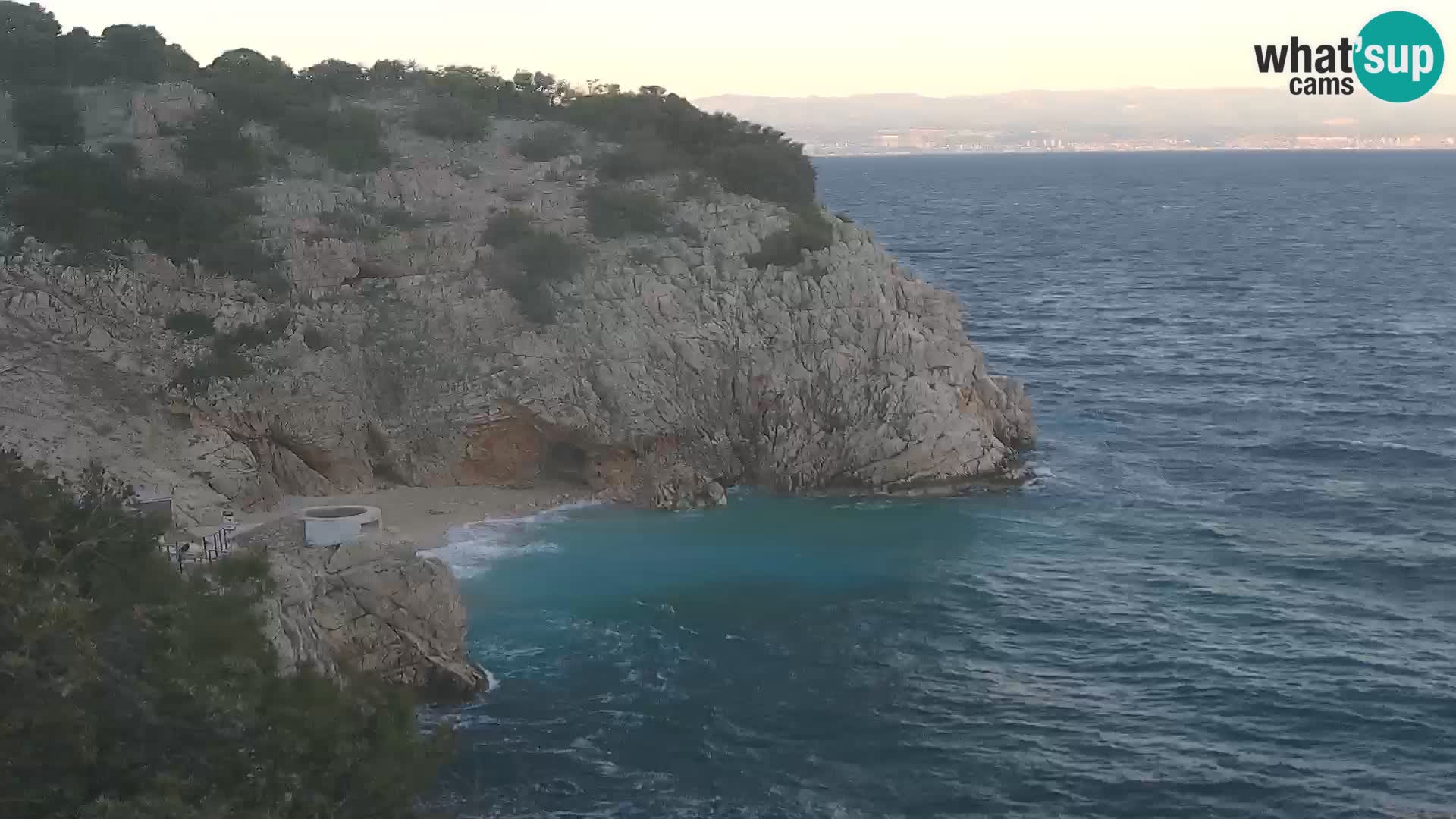 Webcam Brseč beach – Mošćenička Draga – Croatia