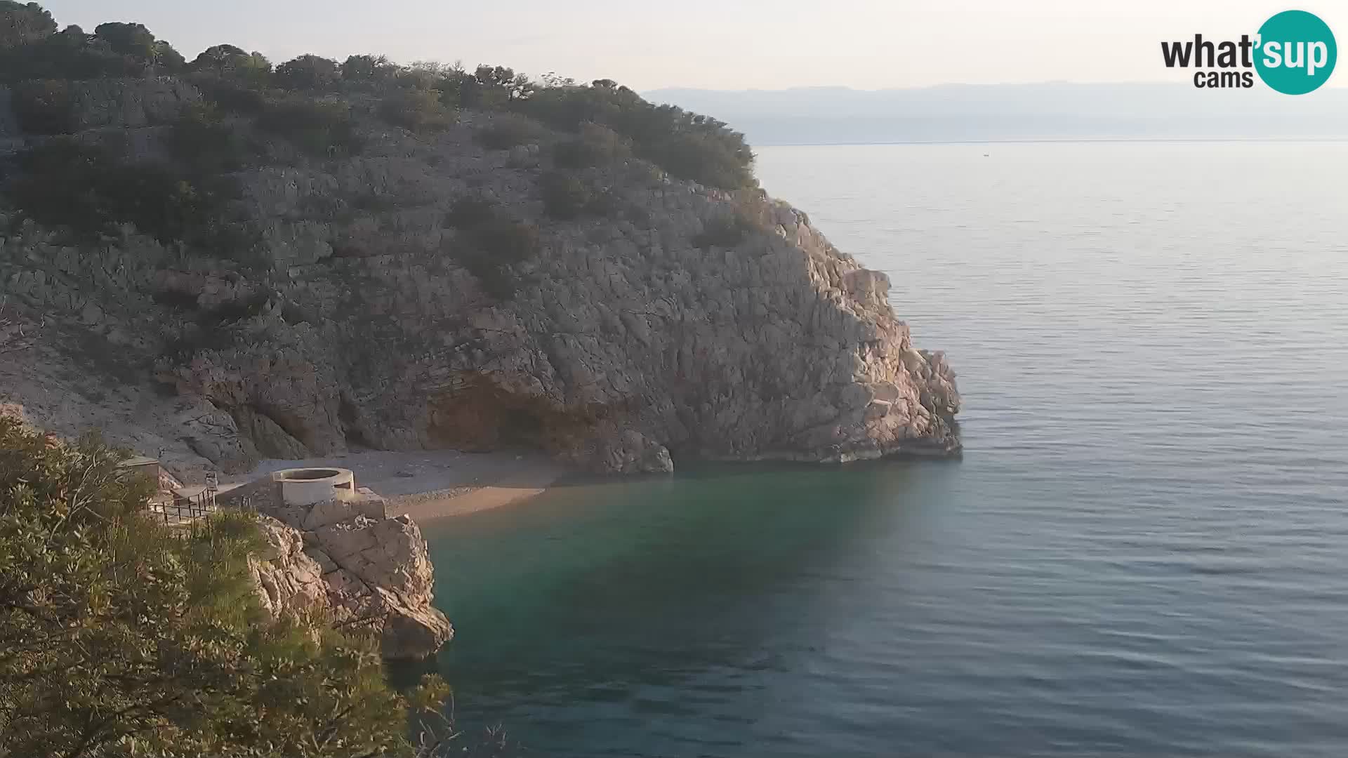 Webcam Brseč beach – Mošćenička Draga – Croatia
