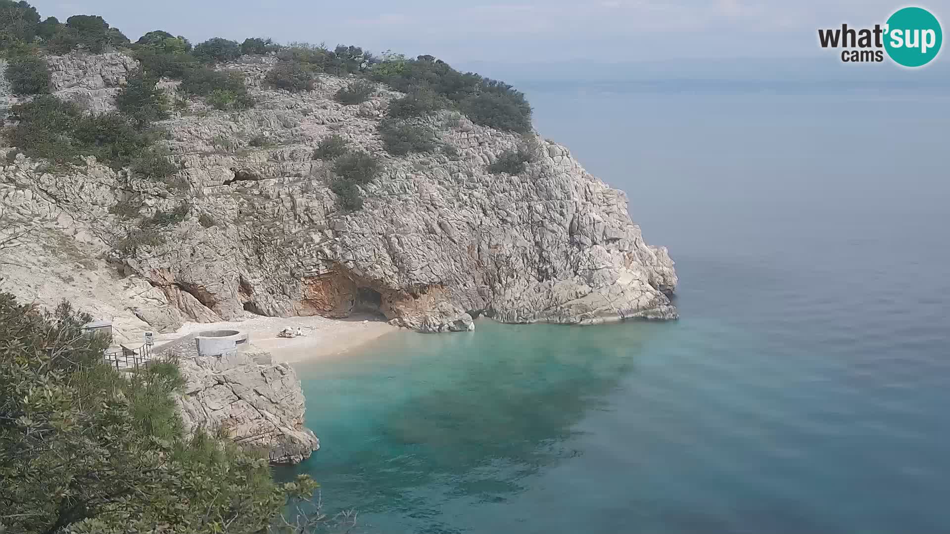 Webcam Brseč beach – Mošćenička Draga – Croatia