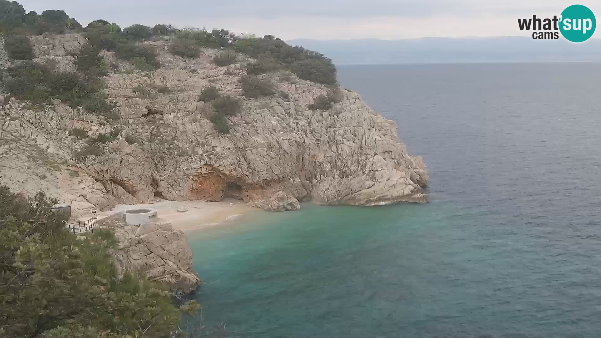 Webcam Bersezio spiaggia – Draga di Moschiena – Croazia