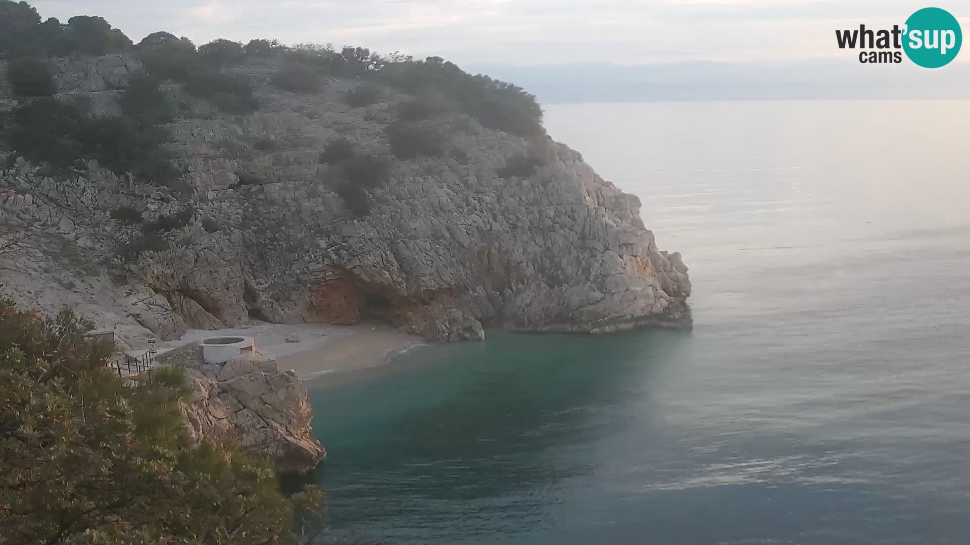 Webcam Brseč beach – Mošćenička Draga – Croatia