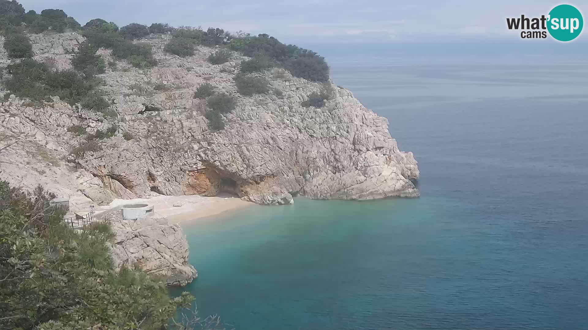 Webcam Brseč beach – Mošćenička Draga – Croatia
