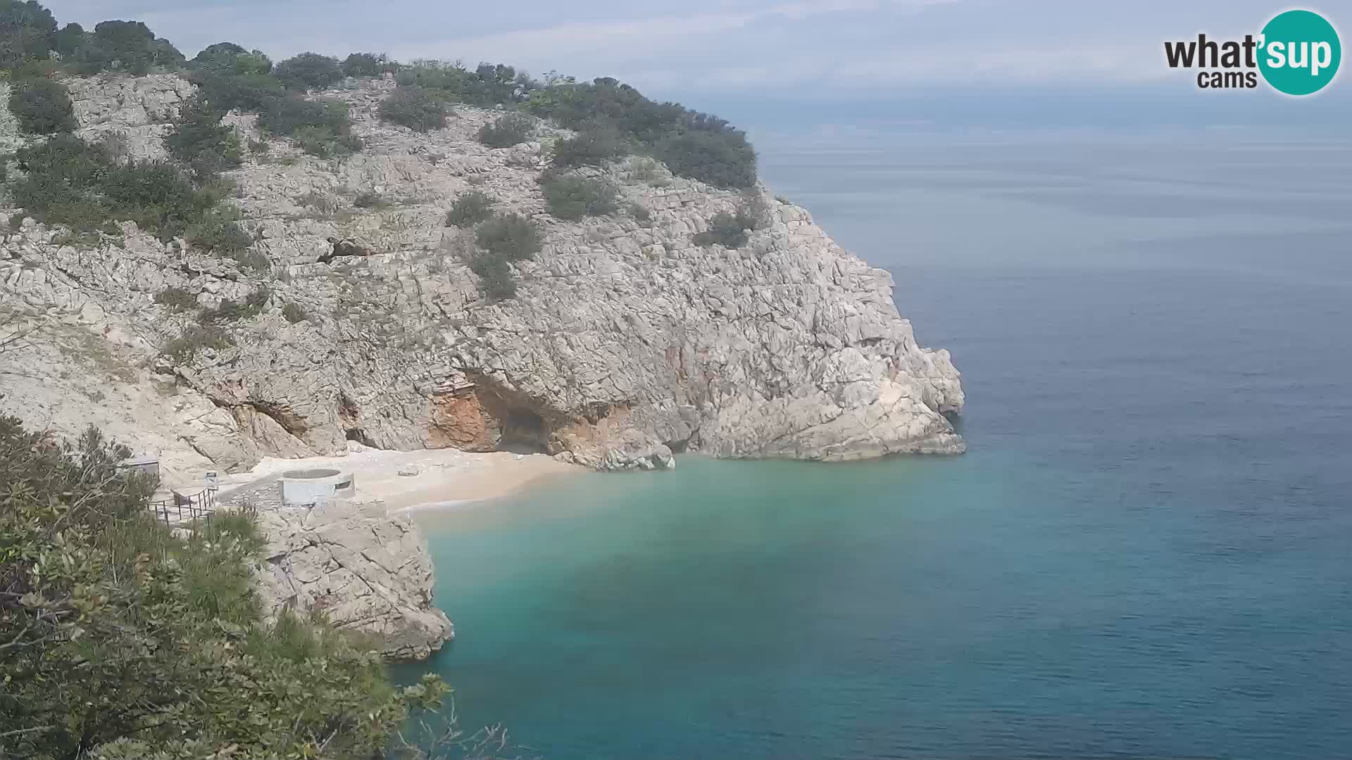 Webcam Brseč beach – Mošćenička Draga – Croatia