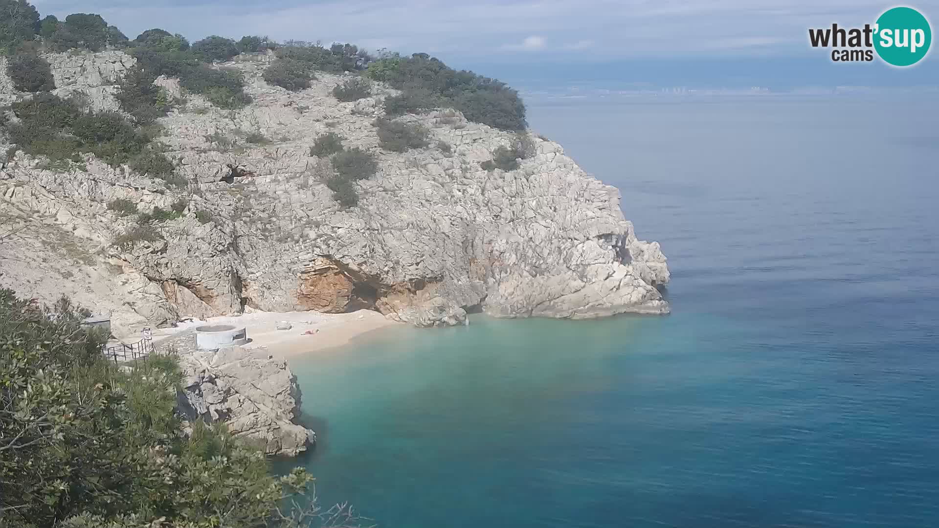 Webcam Brseč beach – Mošćenička Draga – Croatia