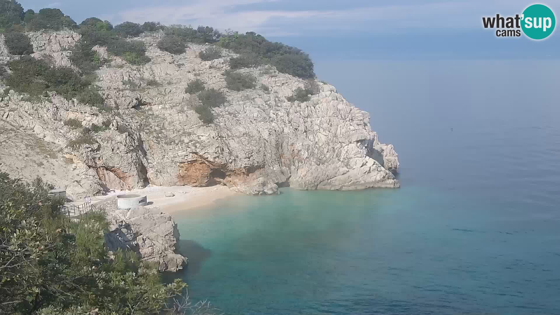 Webcam Brseč beach – Mošćenička Draga – Croatia