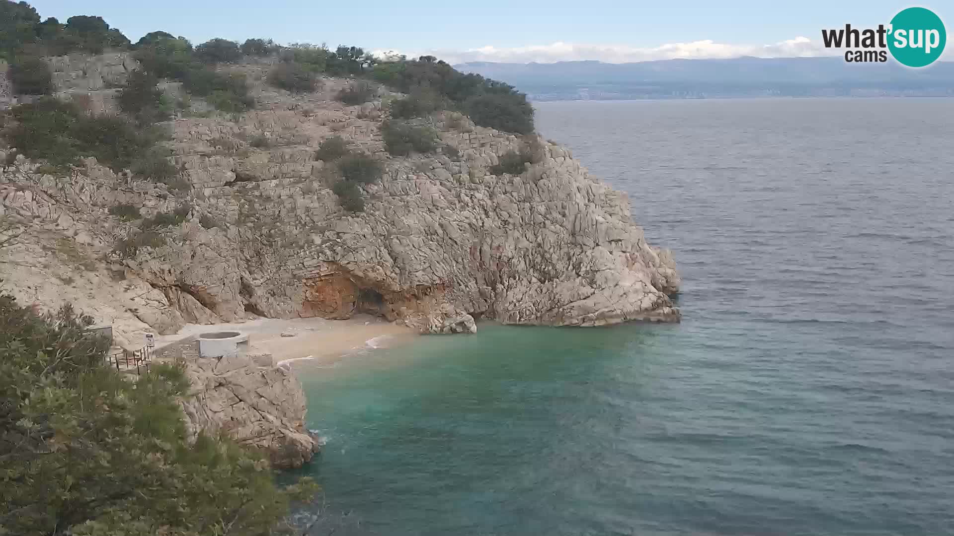 Webcam Brseč beach – Mošćenička Draga – Croatia