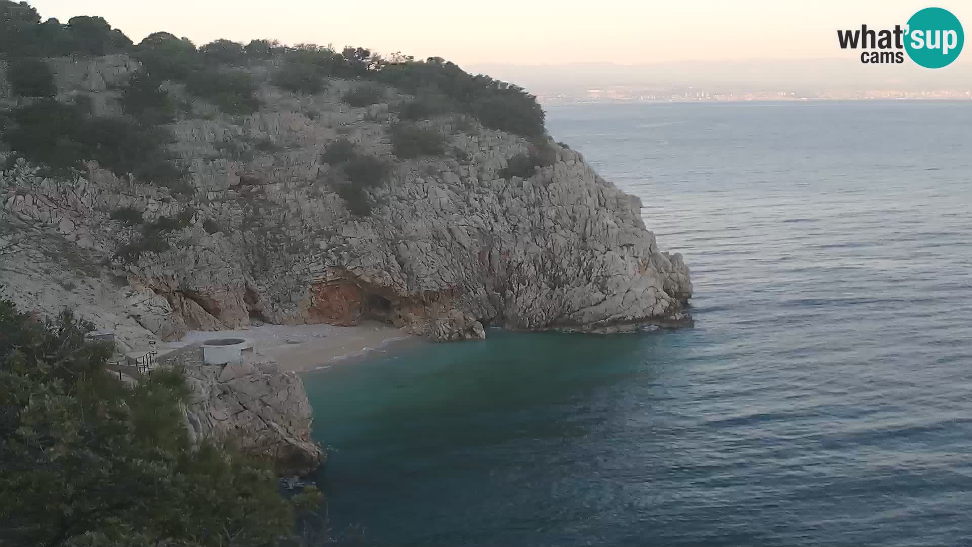 Webcam Brseč Strand – Mošćenička Draga – Kroatien