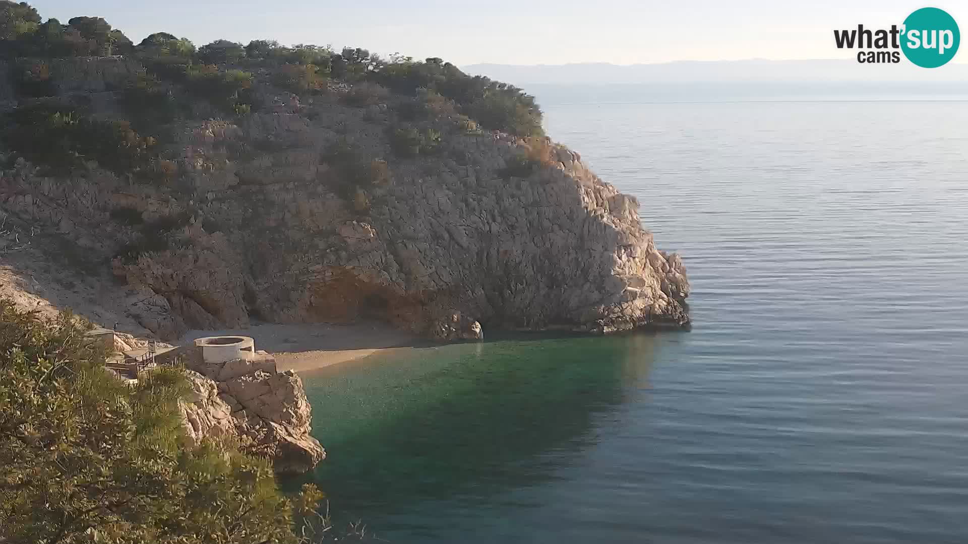 Webcam Brseč Strand – Mošćenička Draga – Kroatien
