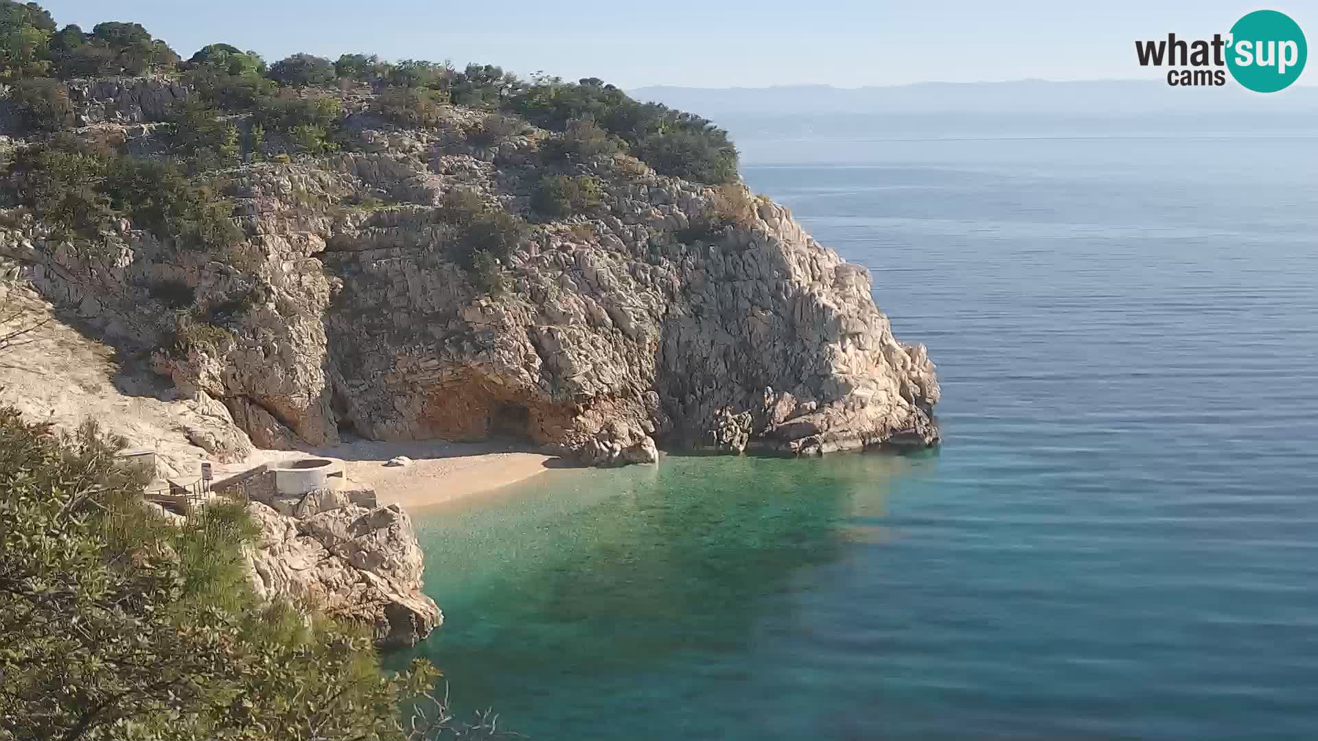 Web kamera plaže Brseč – Mošćenička Draga – Hrvatska