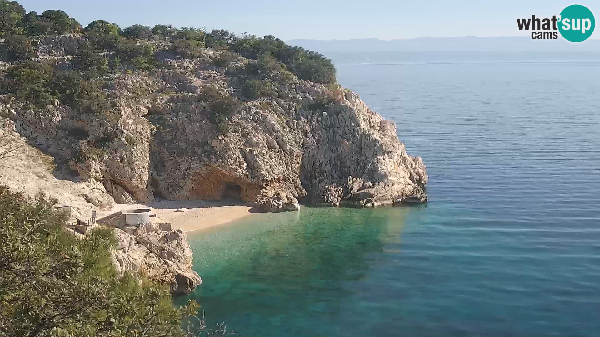 Webcam Bersezio spiaggia – Draga di Moschiena – Croazia