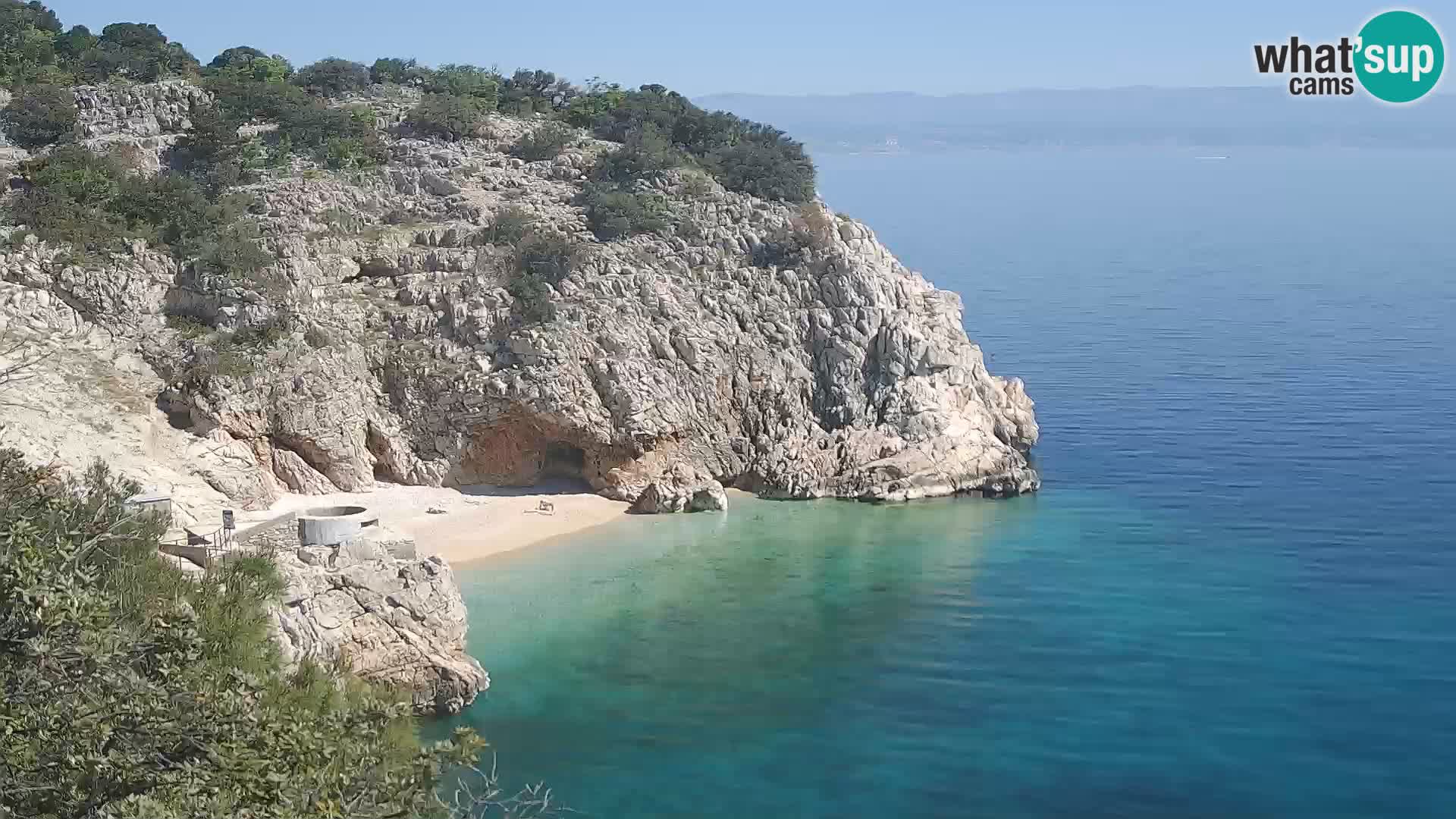 Webcam Bersezio spiaggia – Draga di Moschiena – Croazia