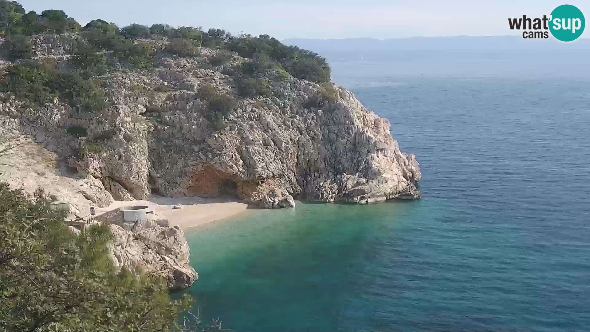 Webcam Brseč Strand – Mošćenička Draga – Kroatien