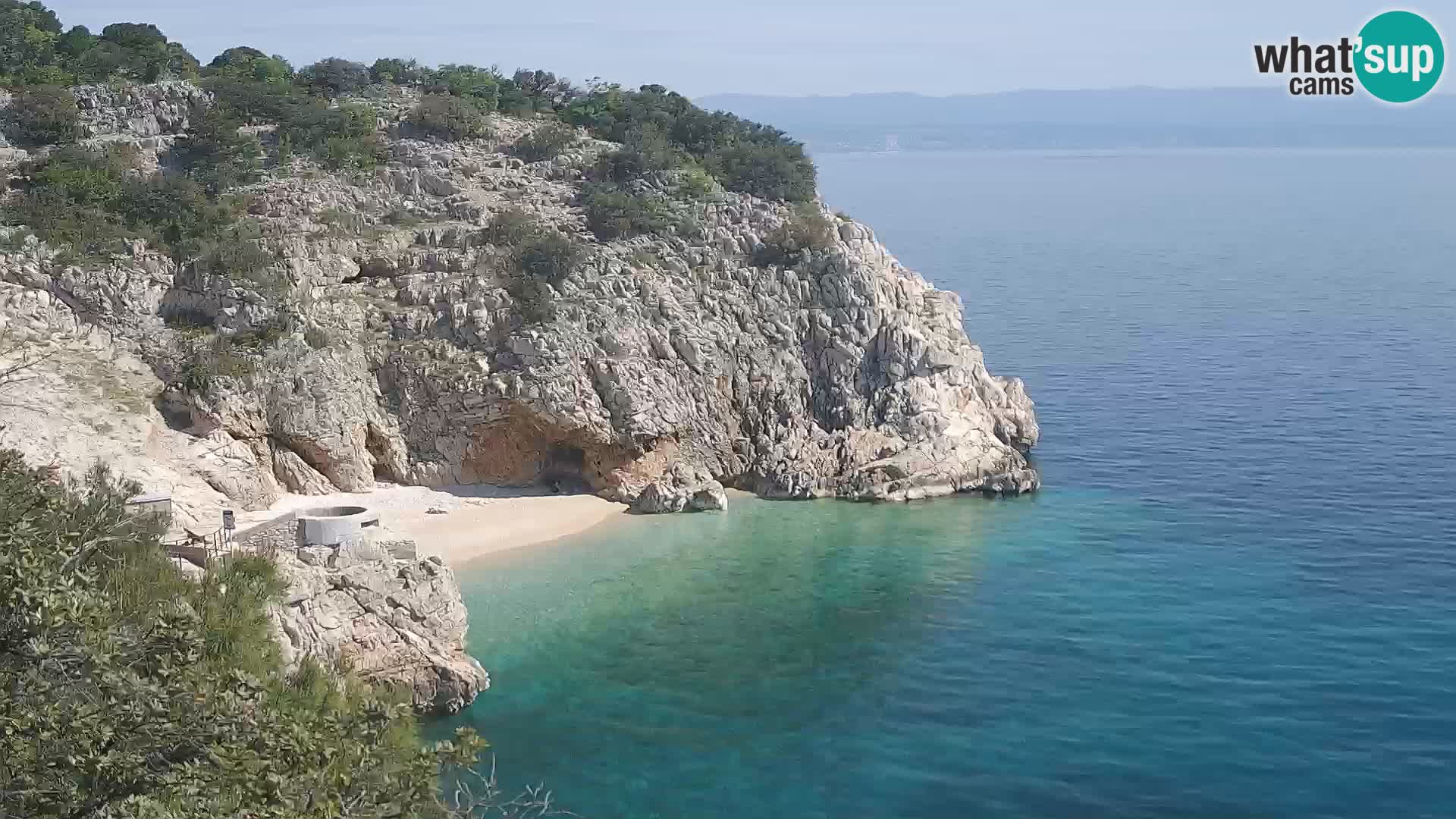 Webcam Brseč Strand – Mošćenička Draga – Kroatien