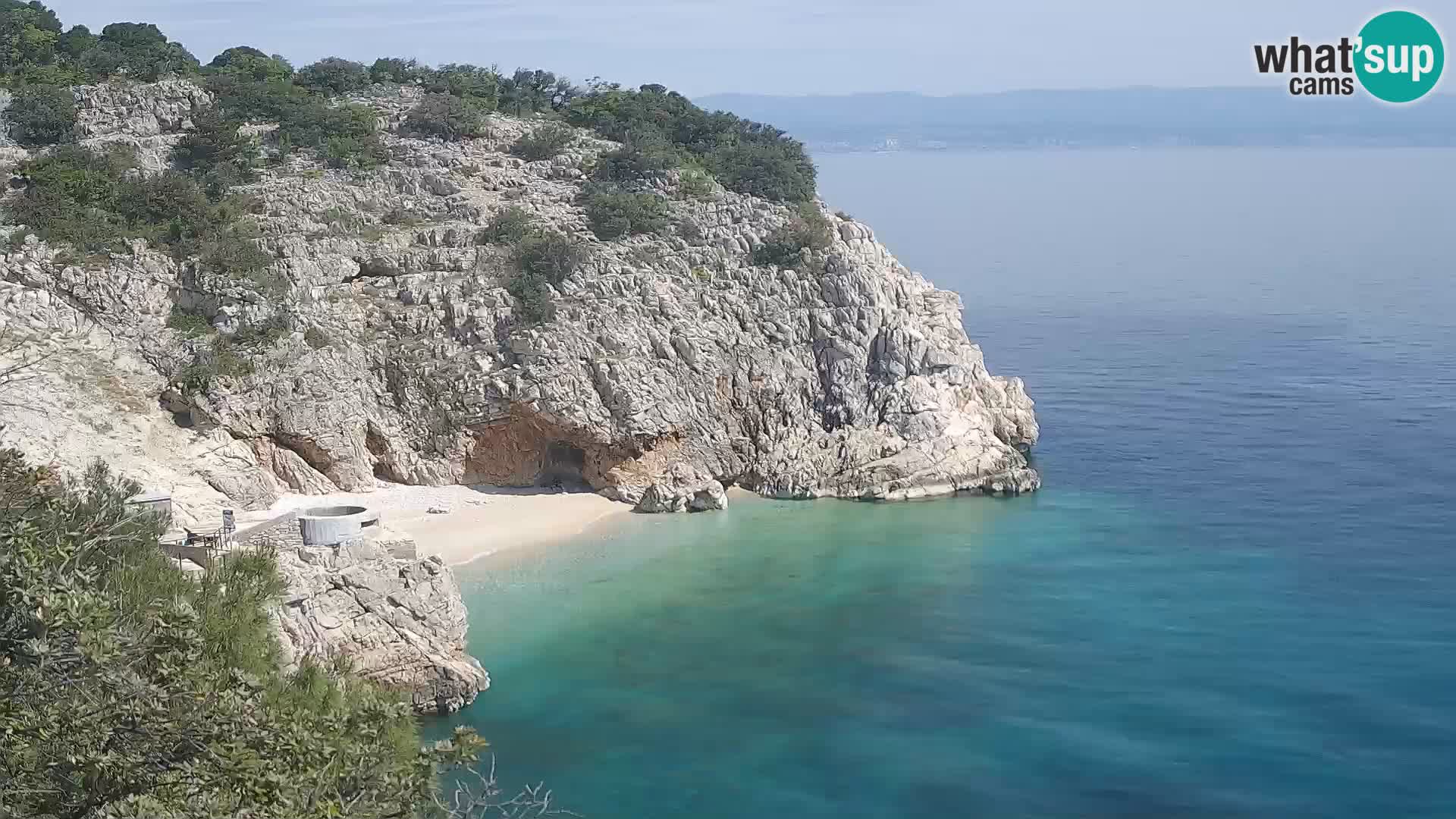 Webcam Brseč Strand – Mošćenička Draga – Kroatien