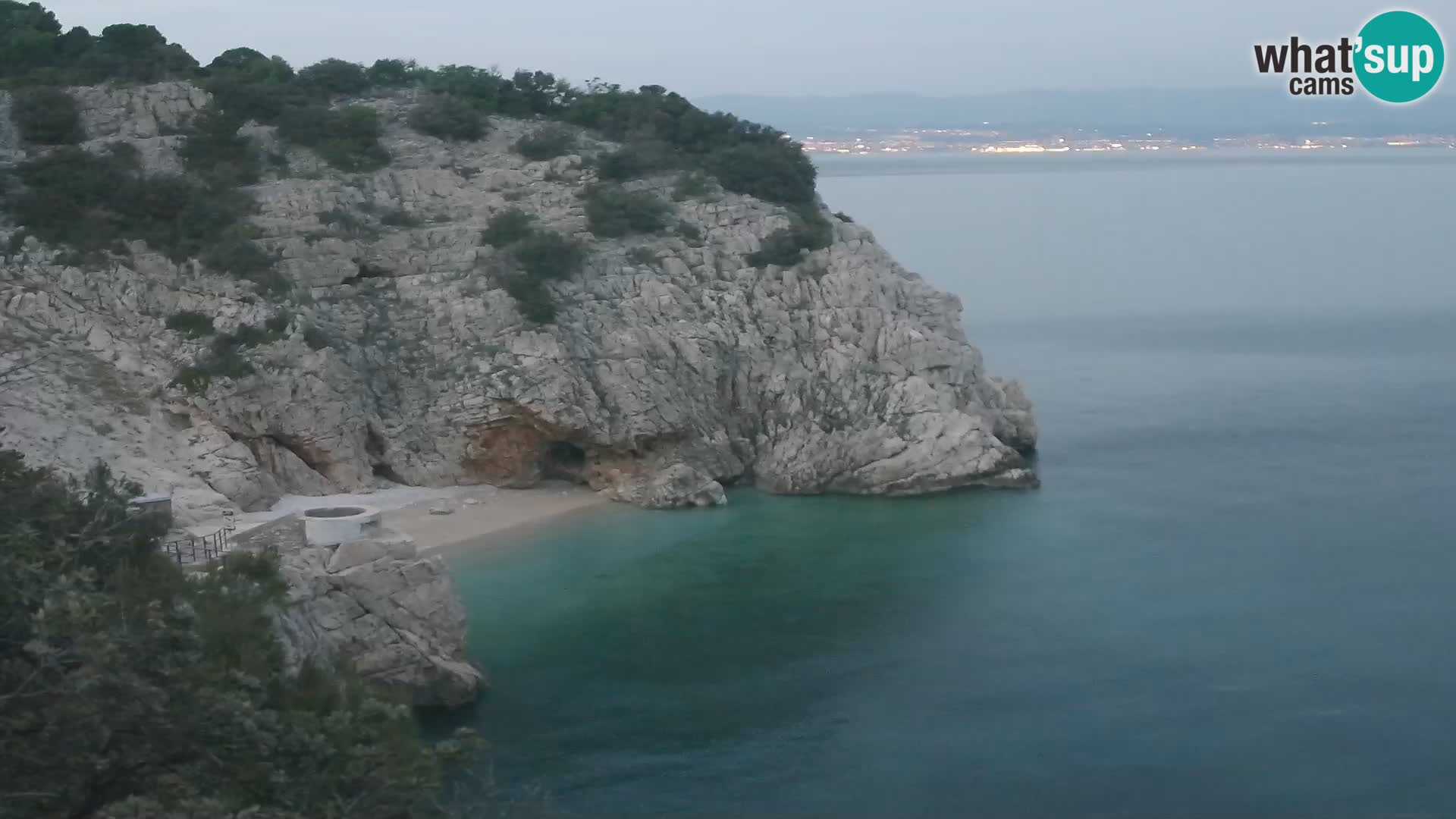 Webcam Brseč beach – Mošćenička Draga – Croatia