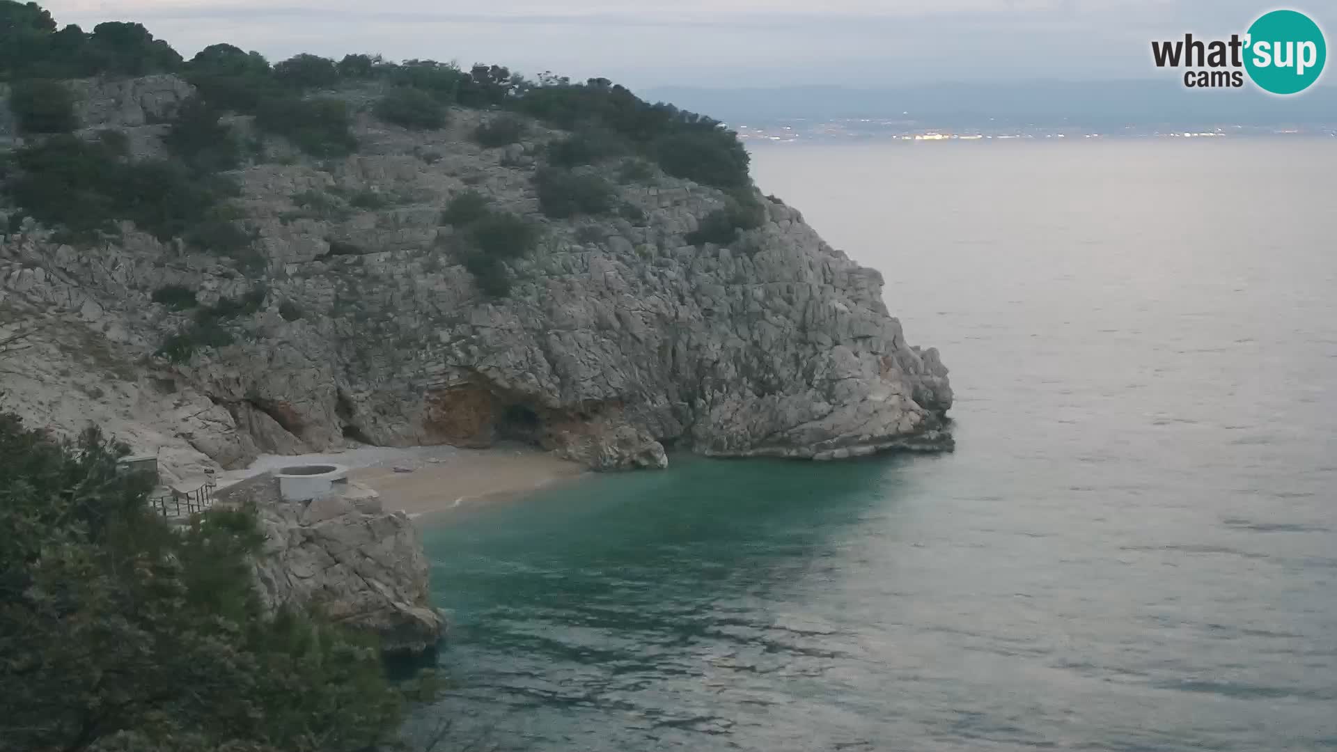 Webcam Brseč beach – Mošćenička Draga – Croatia