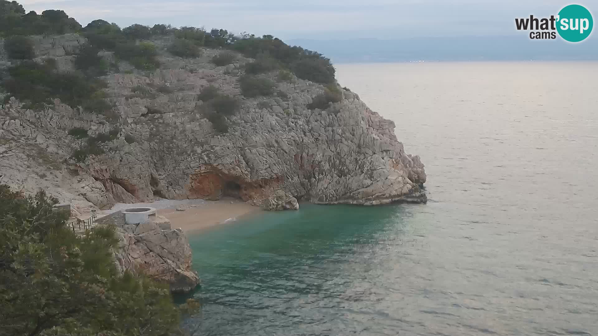 Web kamera plaže Brseč – Mošćenička Draga – Hrvatska